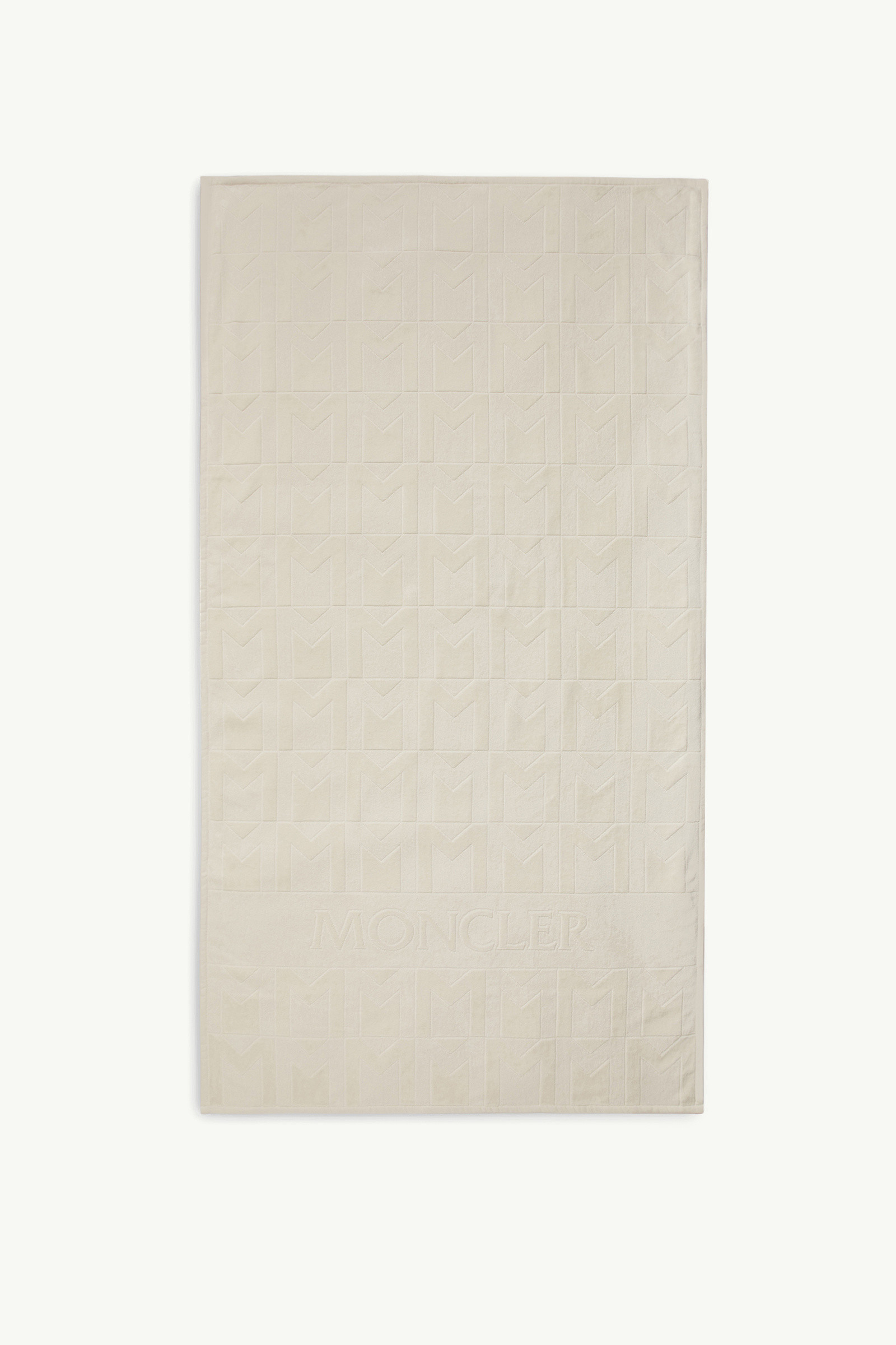 スカーフ MONCLER SS23 Printed terry beach towel (3D000010U203 F50) MONCLER-NWT Tema 3 Allover Logo Beach Towel | eBay