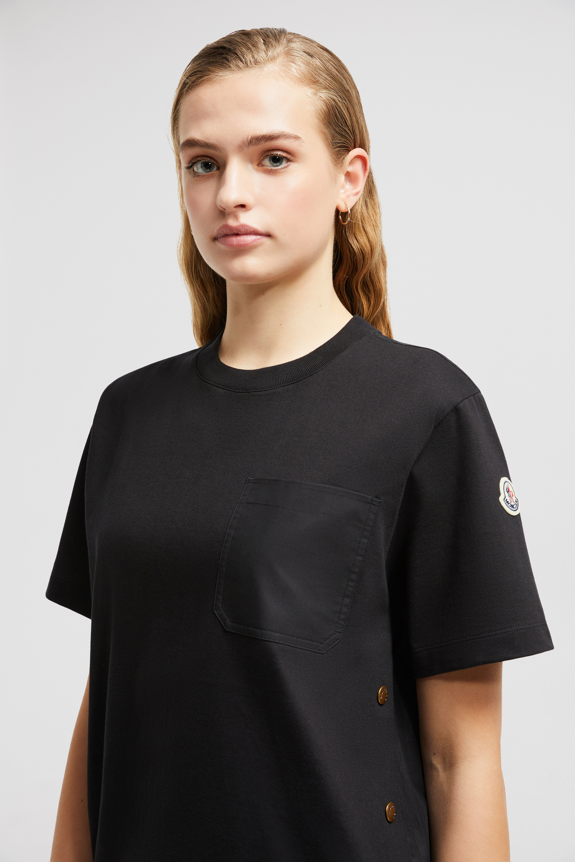 ブラック Tシャツ : トップ＆Tシャツ 向けの レディース