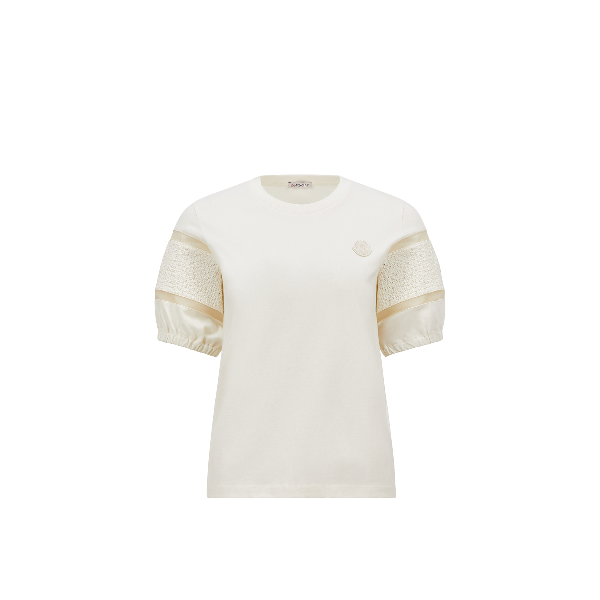 Moncler T-shirt Mit Logo-patch In ホワイト