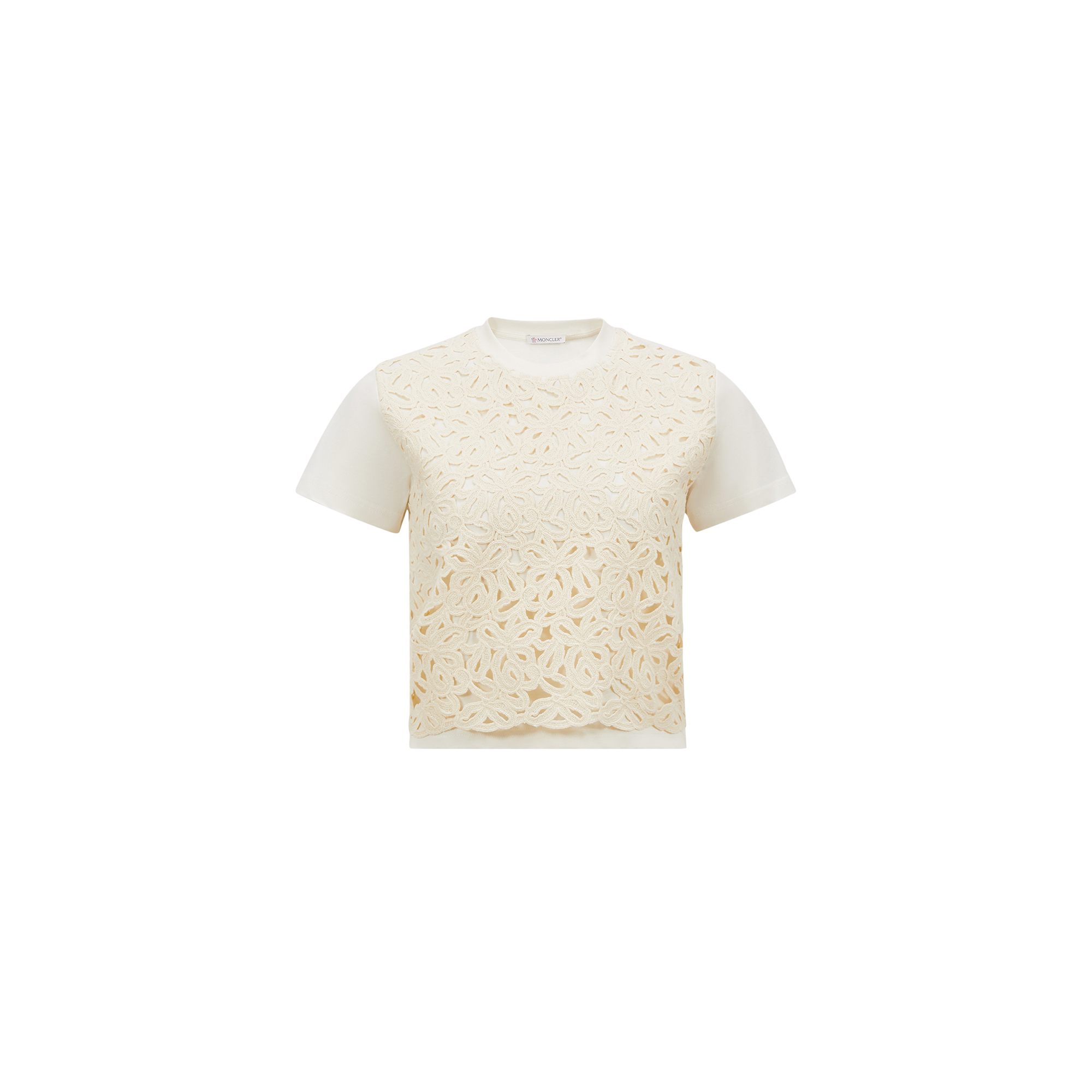 Moncler Item O-neck Short-sleeved T-shirt In White
