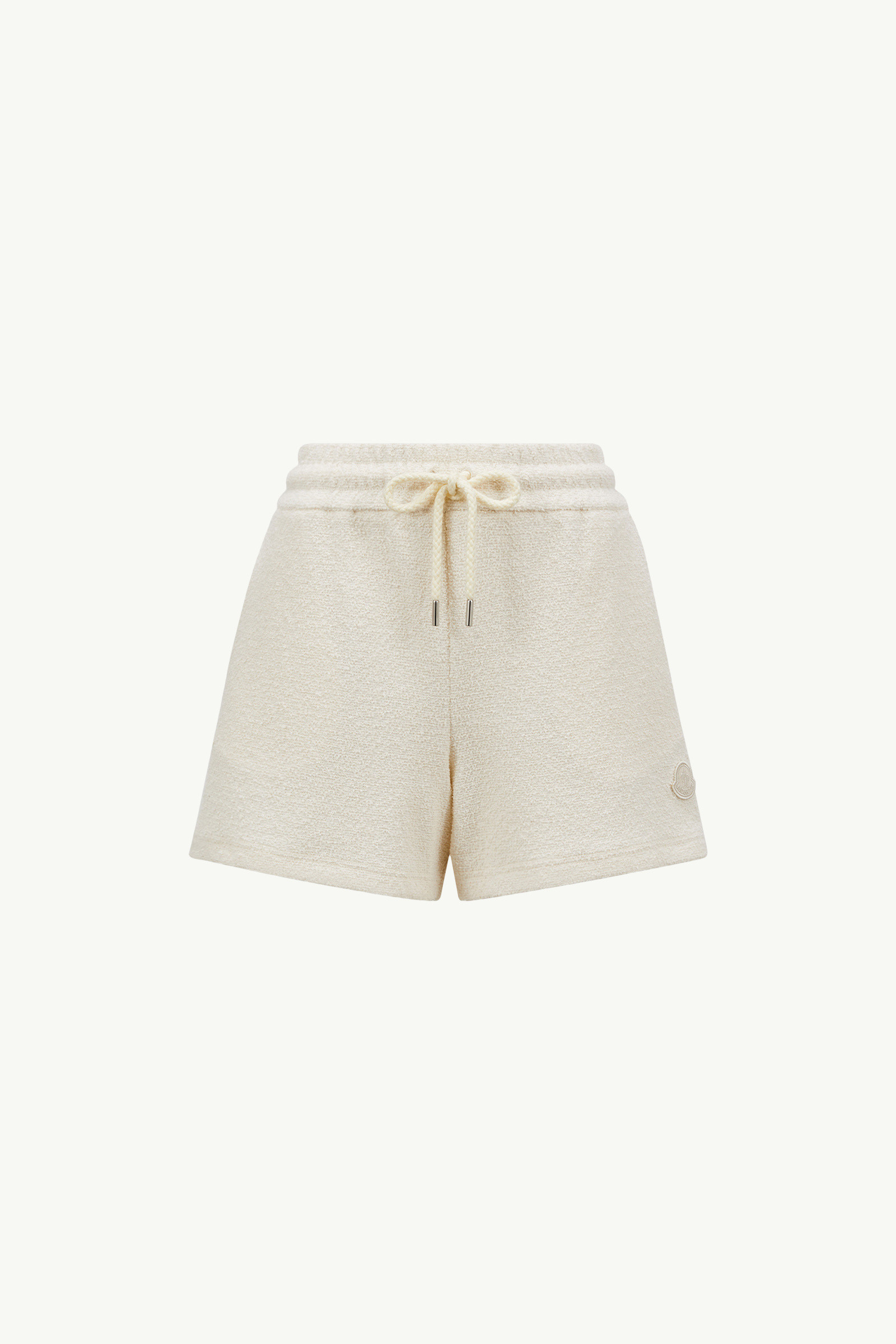 ショートパンツ MONCLER Women Shorts  Burmudas 098 2B000 03 597SL23P Beige Moncler High-Rise Cotton Twill Shorts | Neiman Marcus