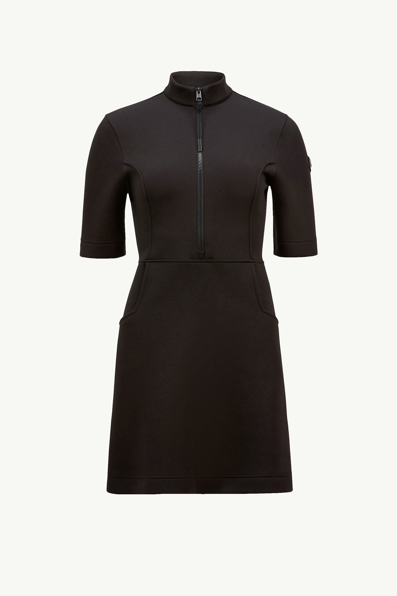 ◆MONCLER◆ Year of the Snake ミニドレス Black Year of the Snake Patch Neoprene Mini Dress - Lunar