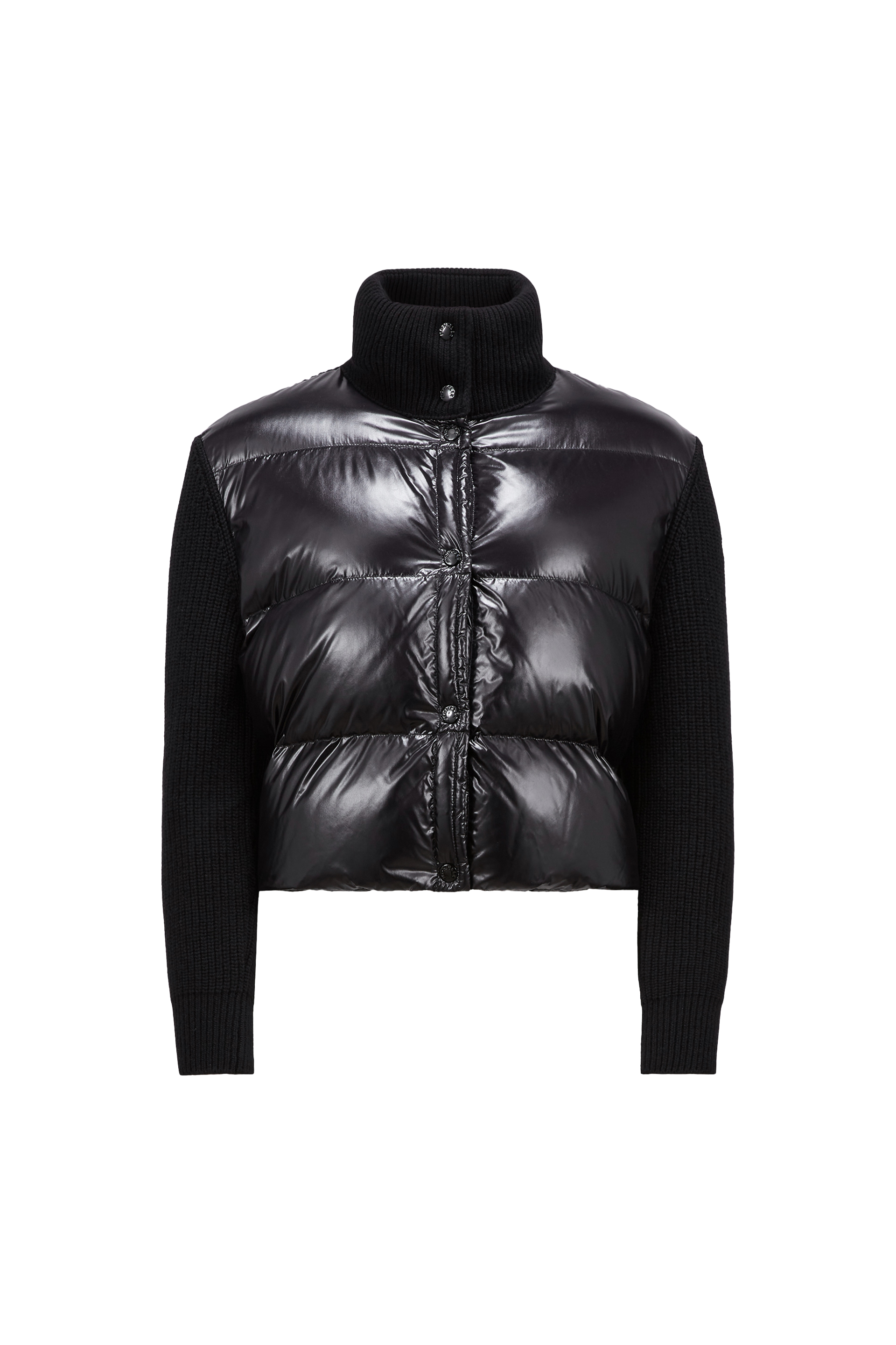 MONCLER CARDIGAN MATELASSÉ EN LAINE