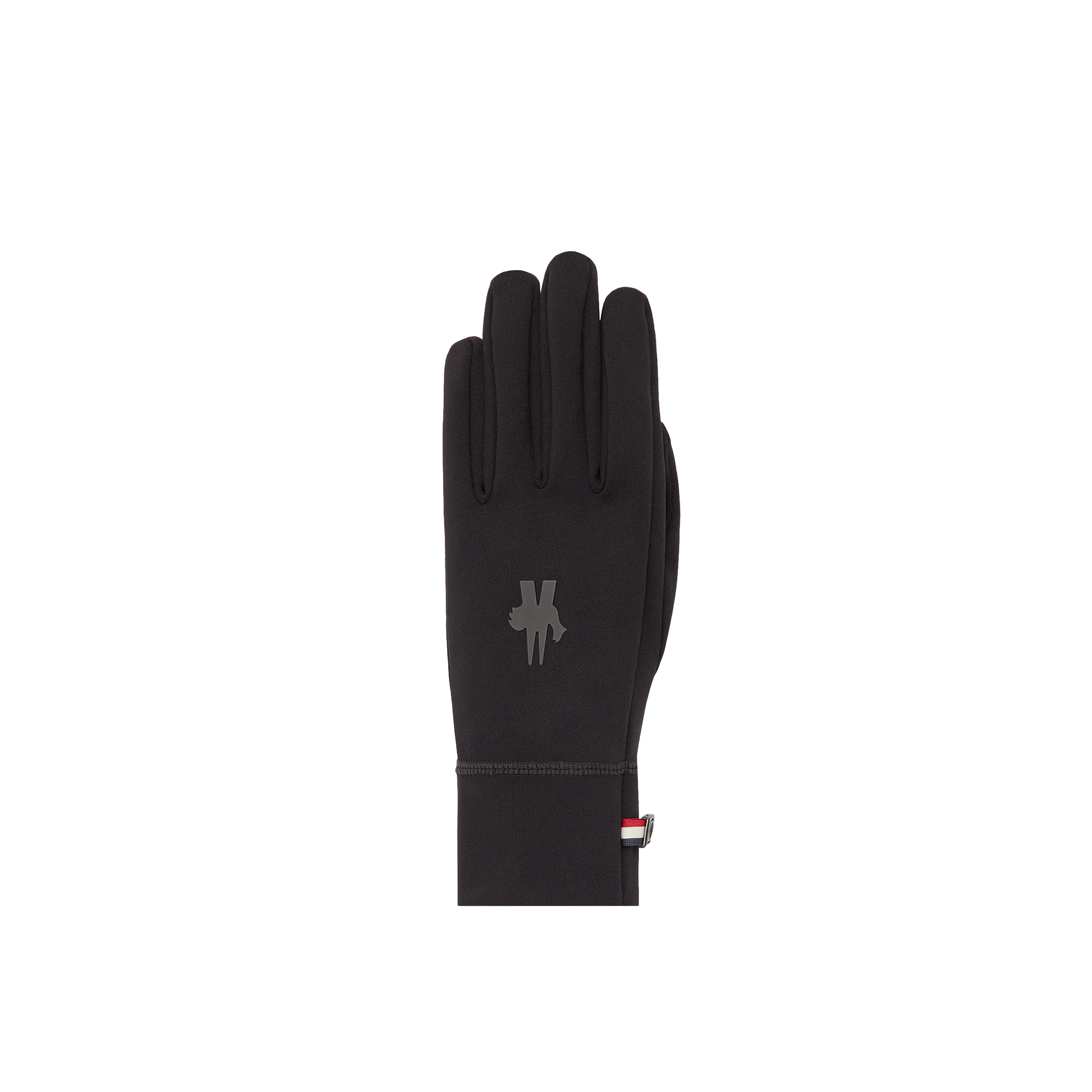 Moncler Touch Screen Jersey Gloves, Men, Black, Size: Xl In Black