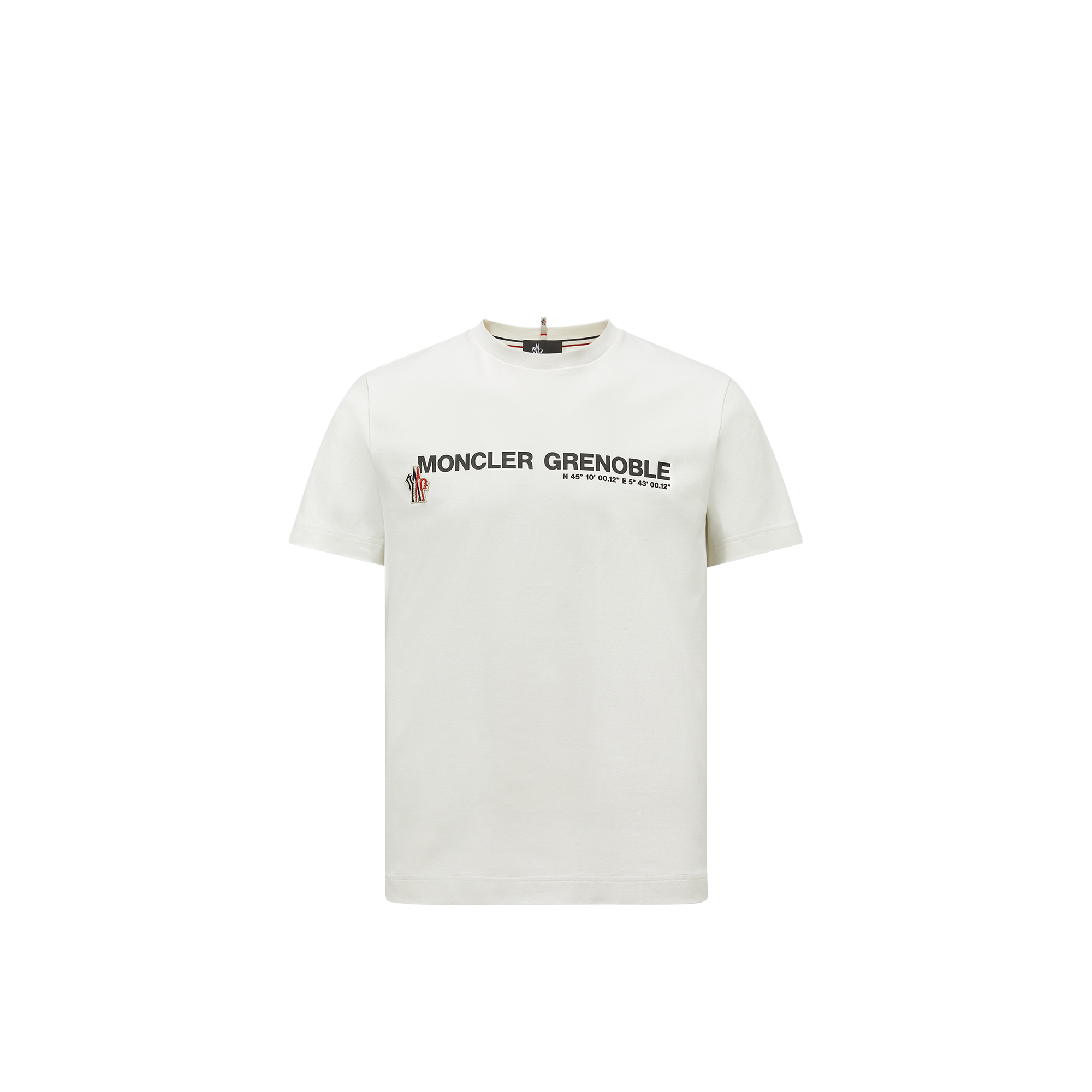 Moncler T-shirt En Coton À Logo In White