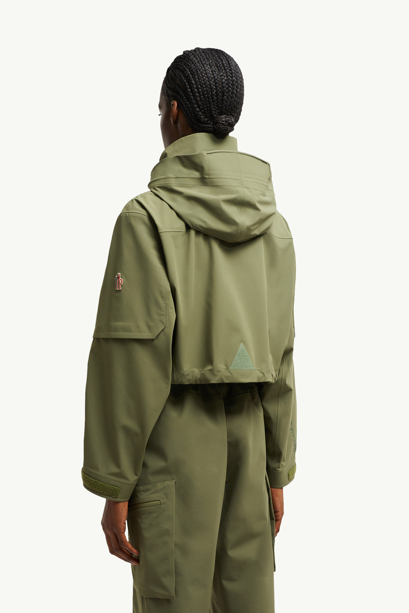 MONCLER GRENOBLE Fex hooded belted stretch-shell jacket