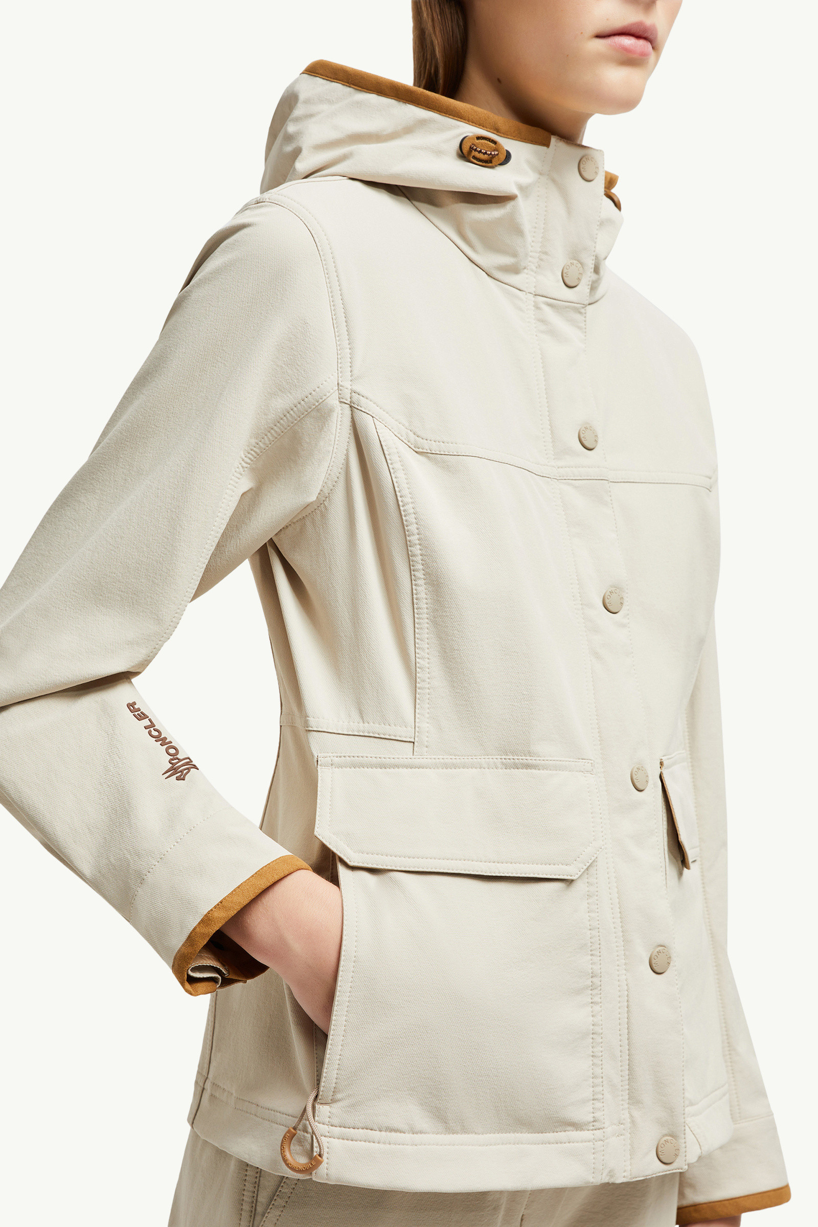 Moncler Grenoble Timah Hooded Windbreaker ★関税込 Beige Timah Hooded Windbreaker - Windbreakers & Raincoats