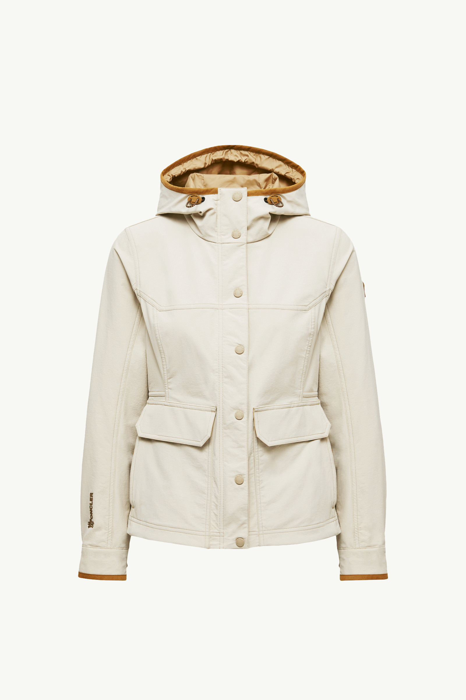 Beige Timah Hooded Windbreaker - Windbreakers & Raincoats