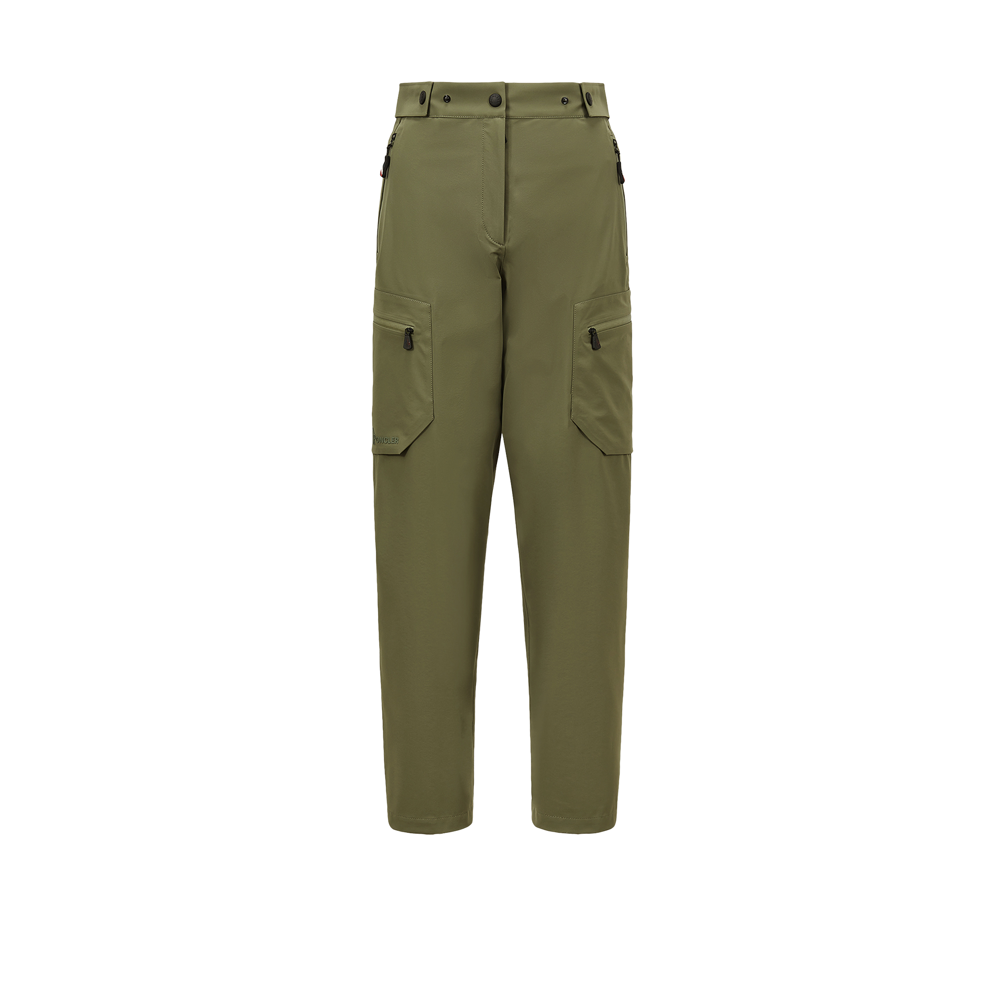 Moncler Pantalon En Maille Shell Résistante In Green