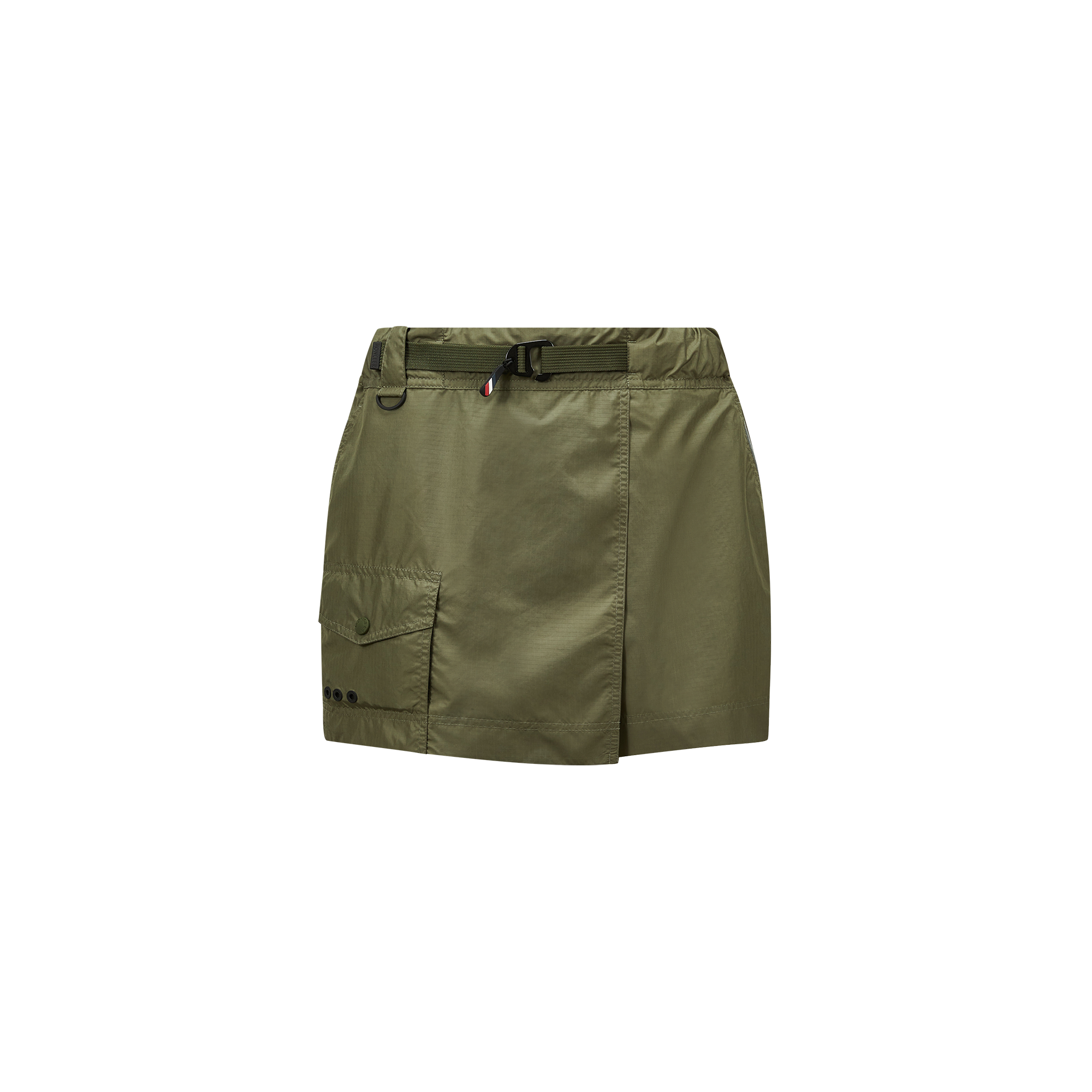 Moncler Belted Mini Skort, Women, Green, Size: S