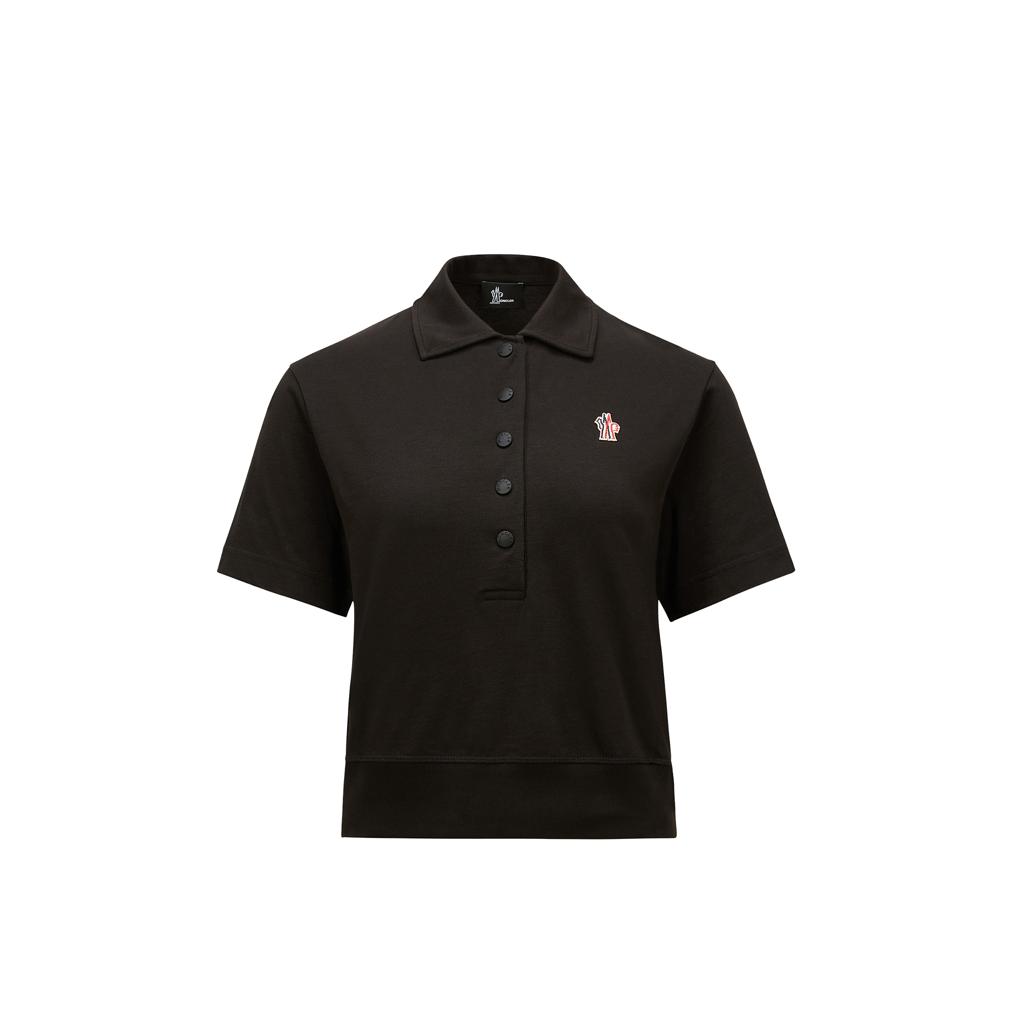 Moncler Polo Shirt In Black