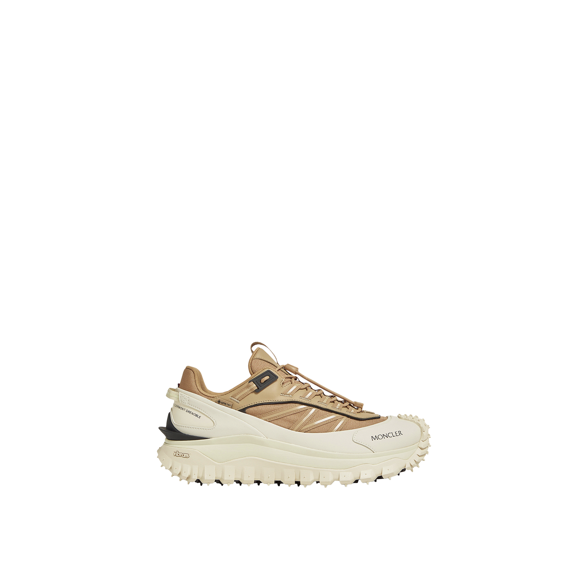Moncler Trailgrip Leather-trimmed Sneakers In Multi