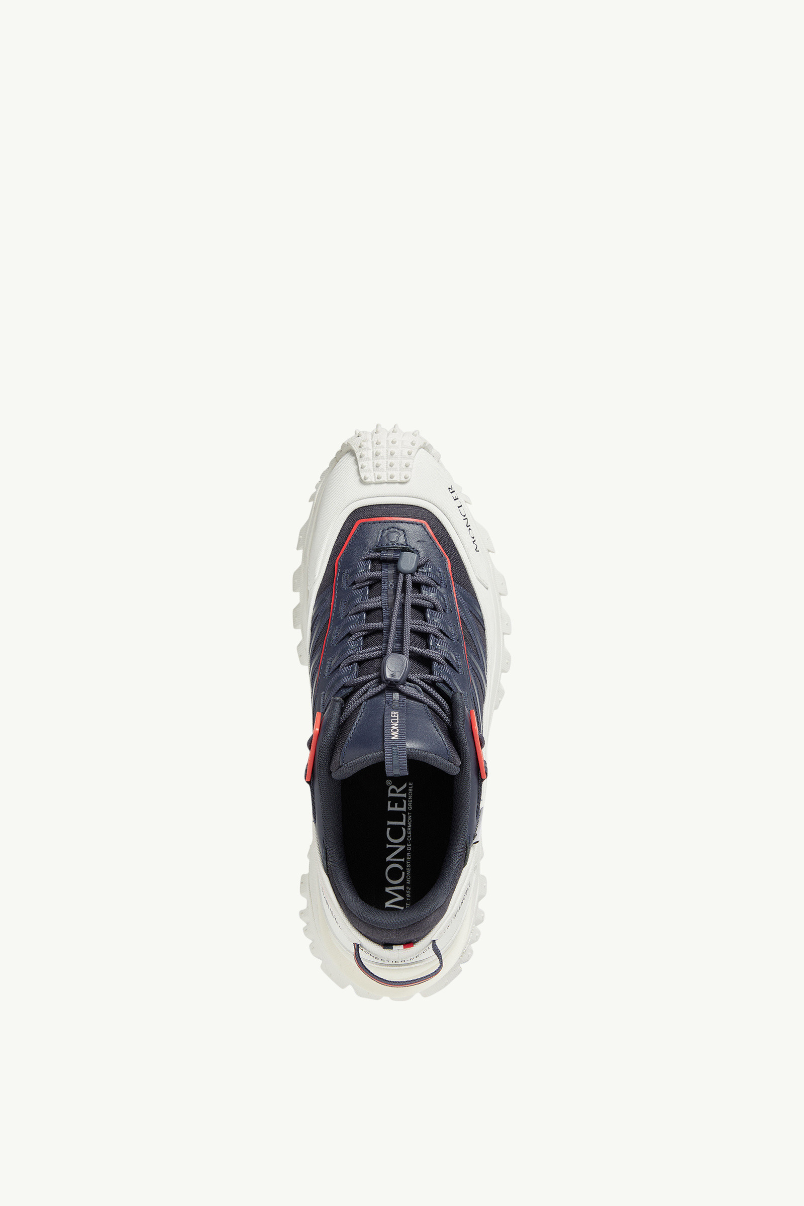 White & Blue Trailgrip GTX Leather Trainers - Sneakers for