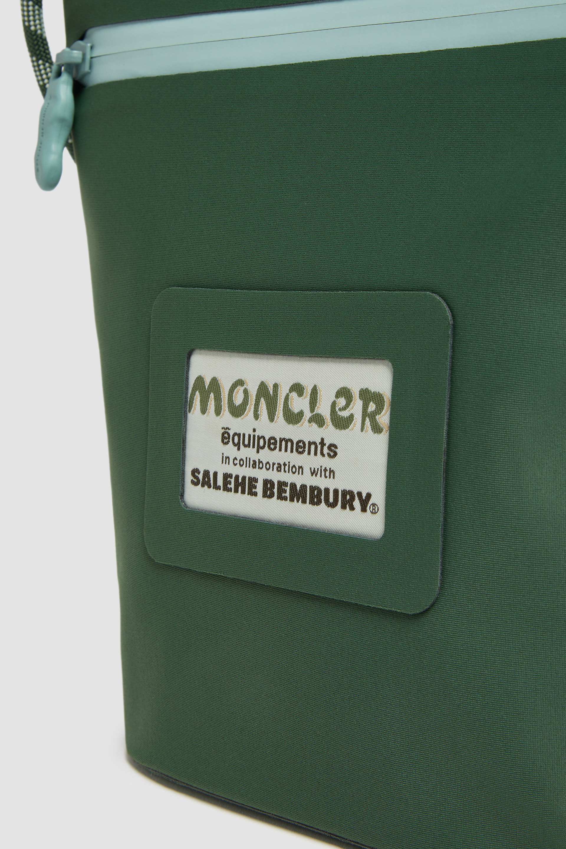 Green Amoeba Water-Repellent Pouch by Salehe Bembury - for