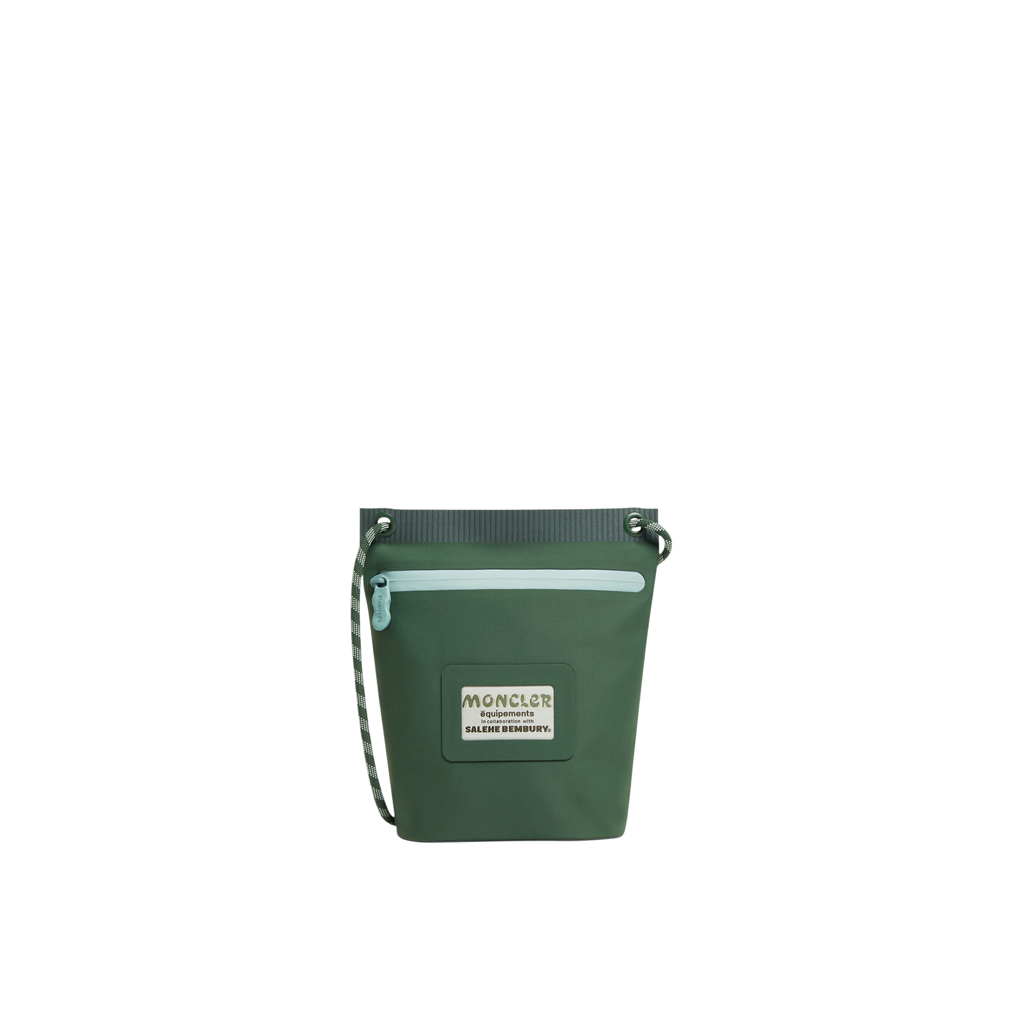 Moncler Amoeba Water-repellent Pouch By Salehe Bembury Green In Green