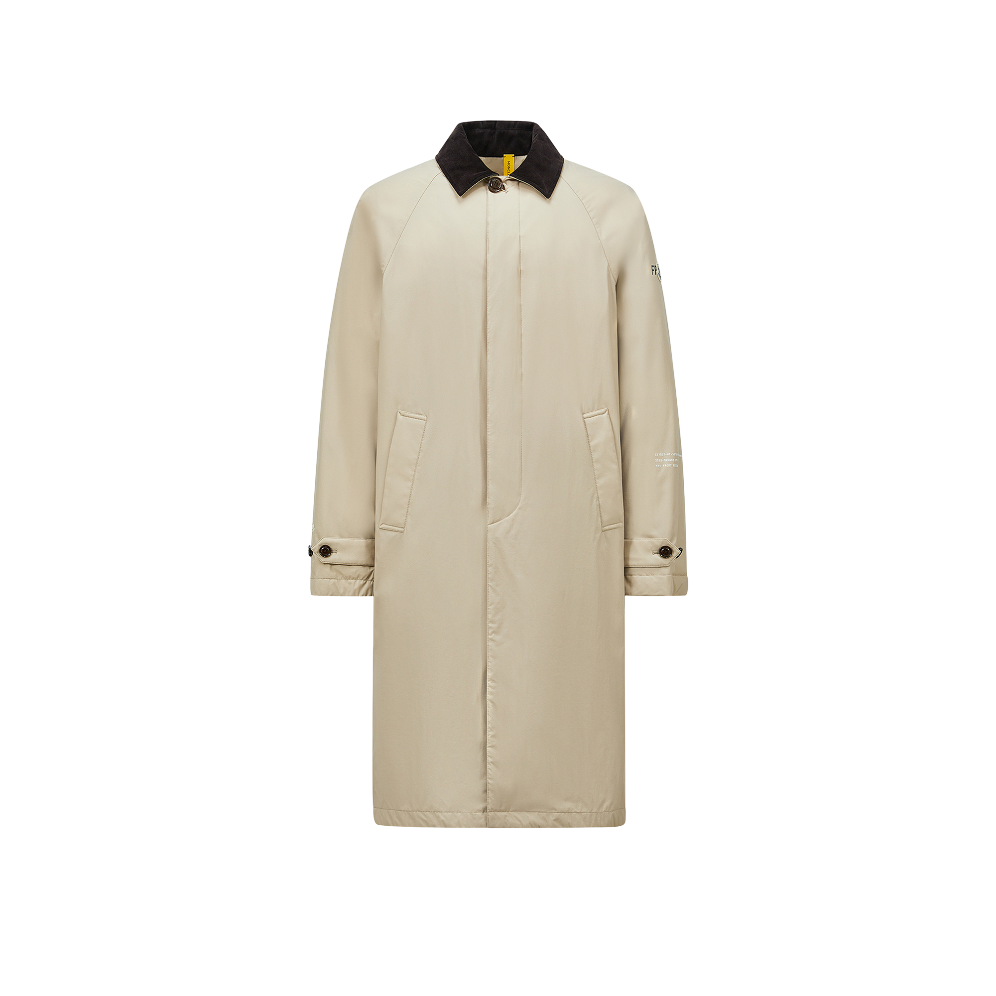 Moncler X Frgmt Nabeh Gore-tex Infinium Trench Coat, Men, Beige, Size: 4 In Neutral