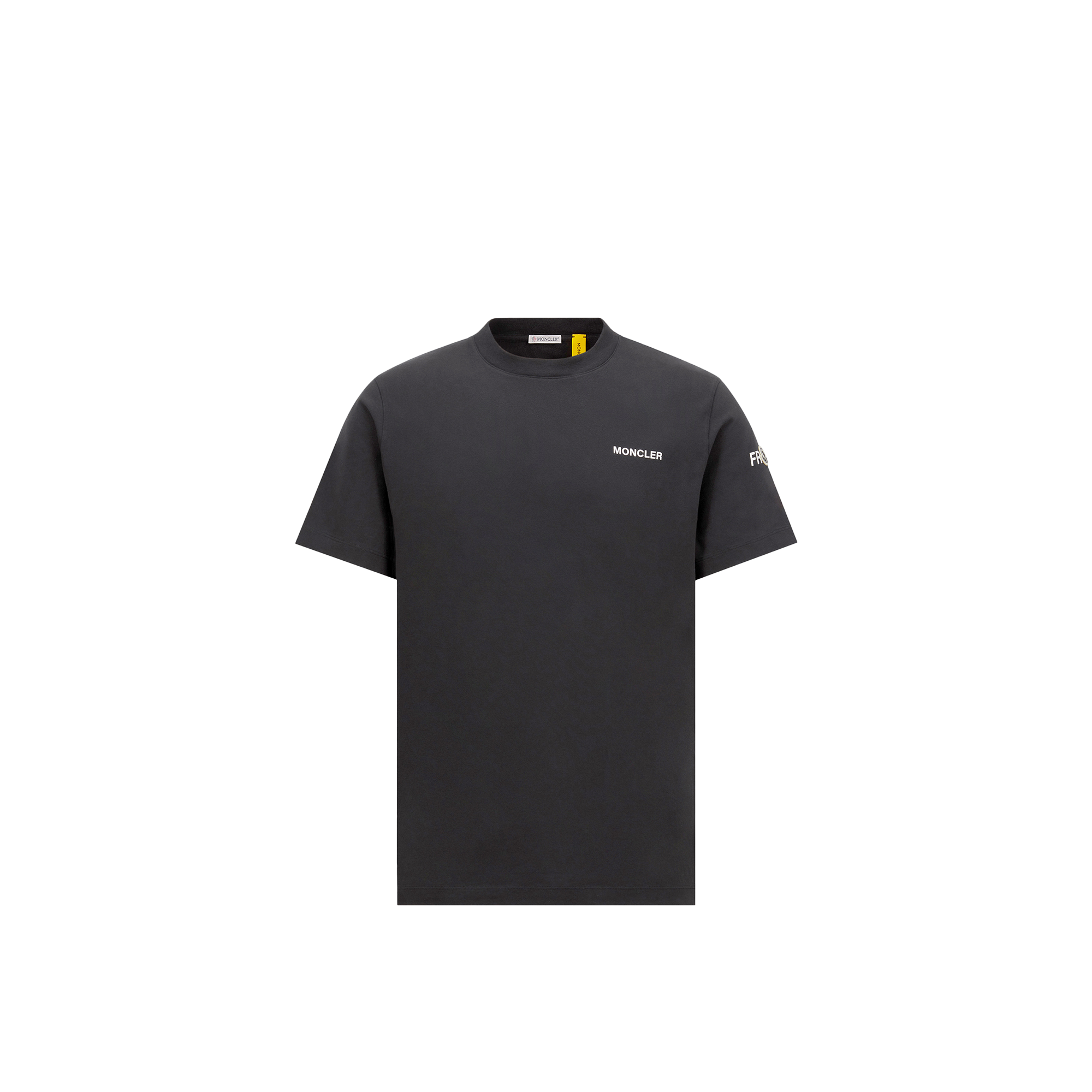 Moncler T-shirt En Coton À Maxi Logo X Frgmt In Black