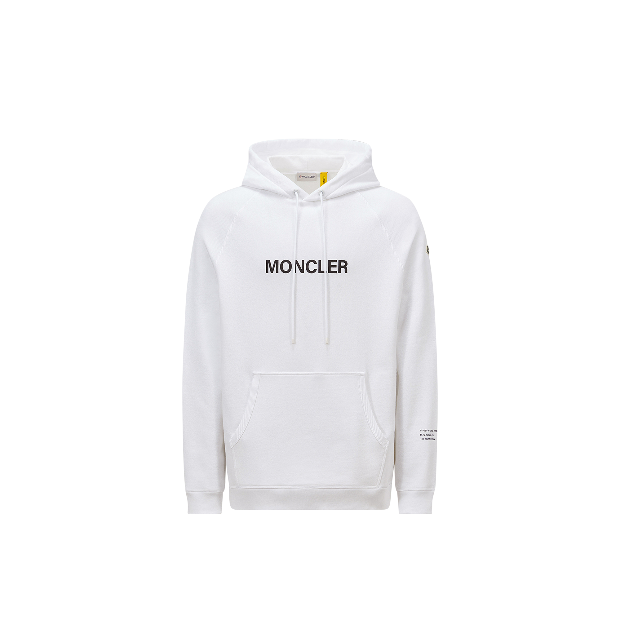 Shop Moncler X Frgmt Cartoon Logo Cotton Hoodie, Men, White, Size: Xxl In ホワイト