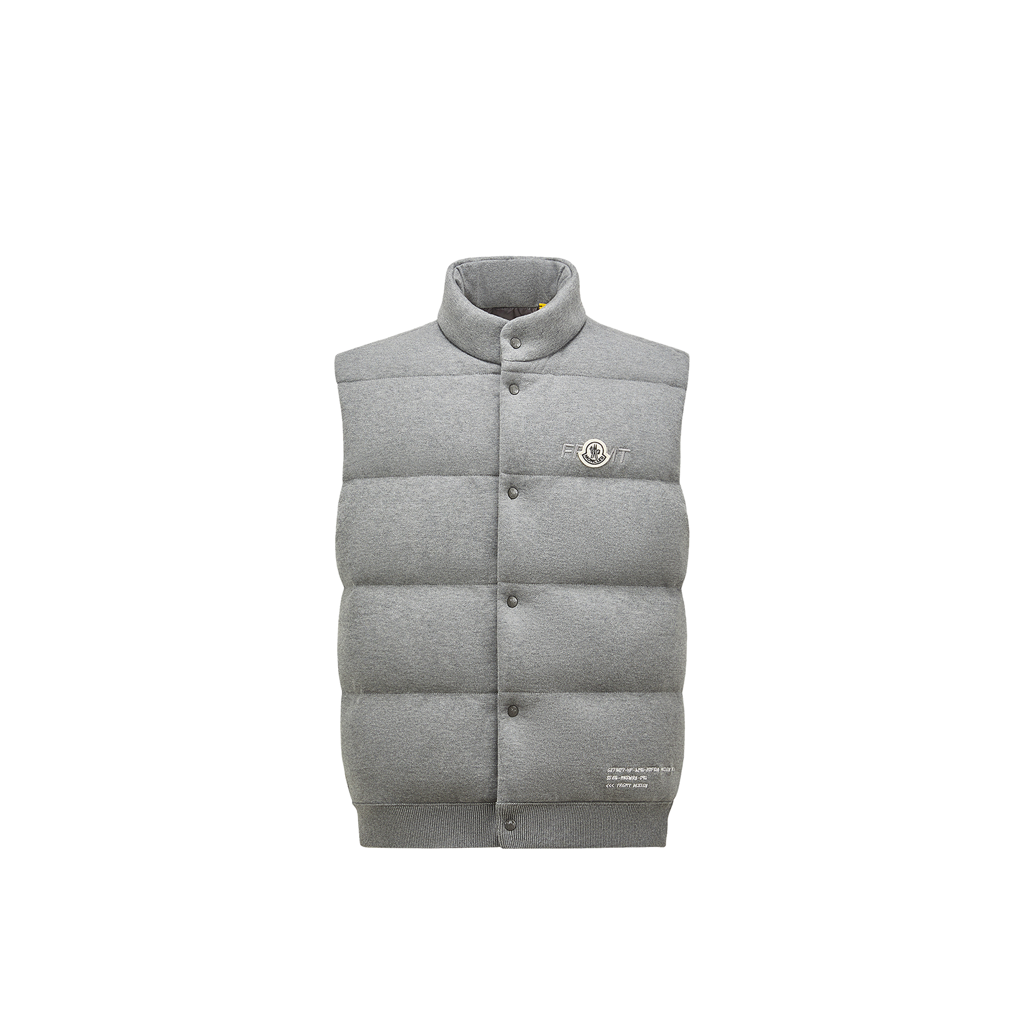 Moncler 7 Frgmt Sleeveless Down Jacket In グレー