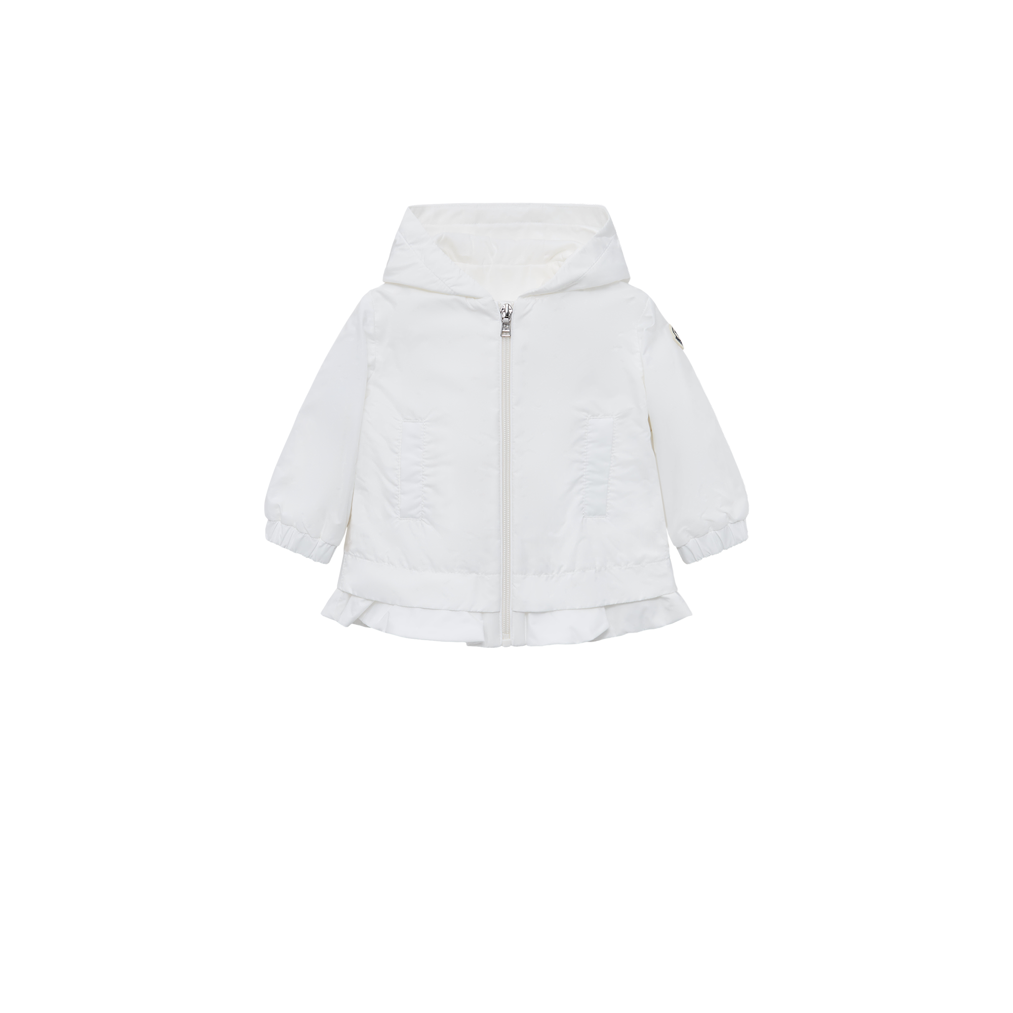 MONCLER ENFANT Dana Hooded Jacket, Girl, White, Size: 2Y