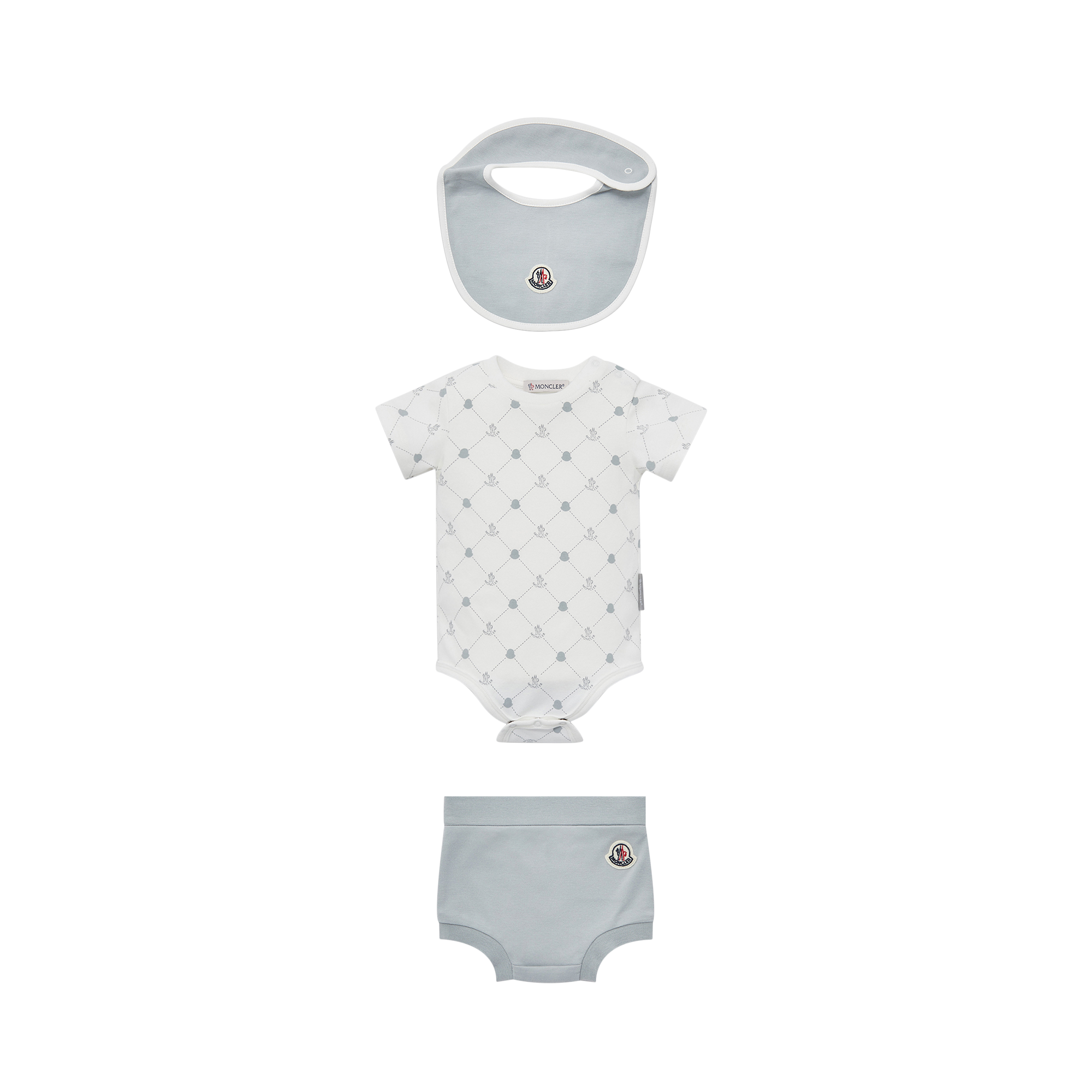 Moncler Ensemble En Coton À Logo In Multicolor