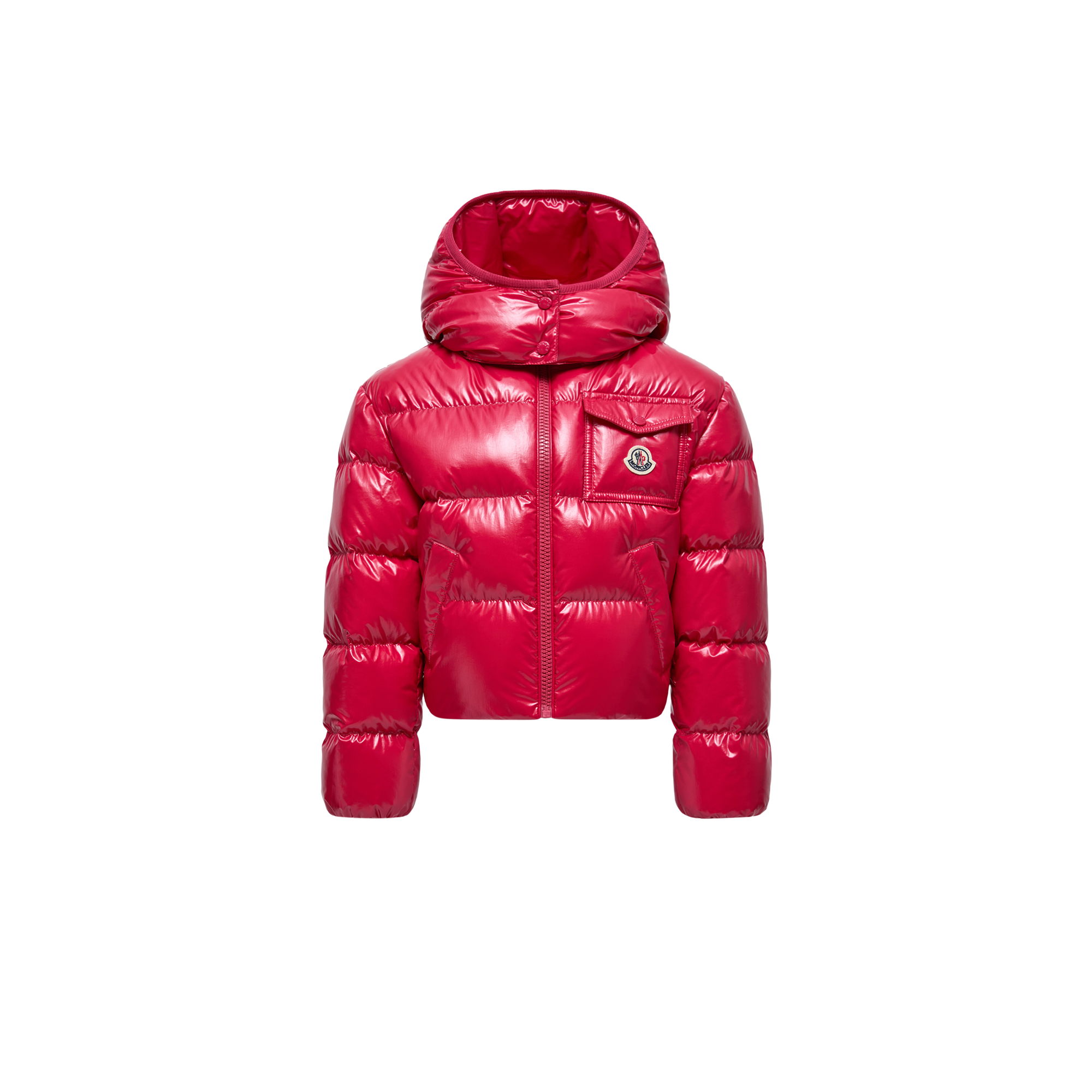 Moncler Doudoune À Capuche Andro In Pink