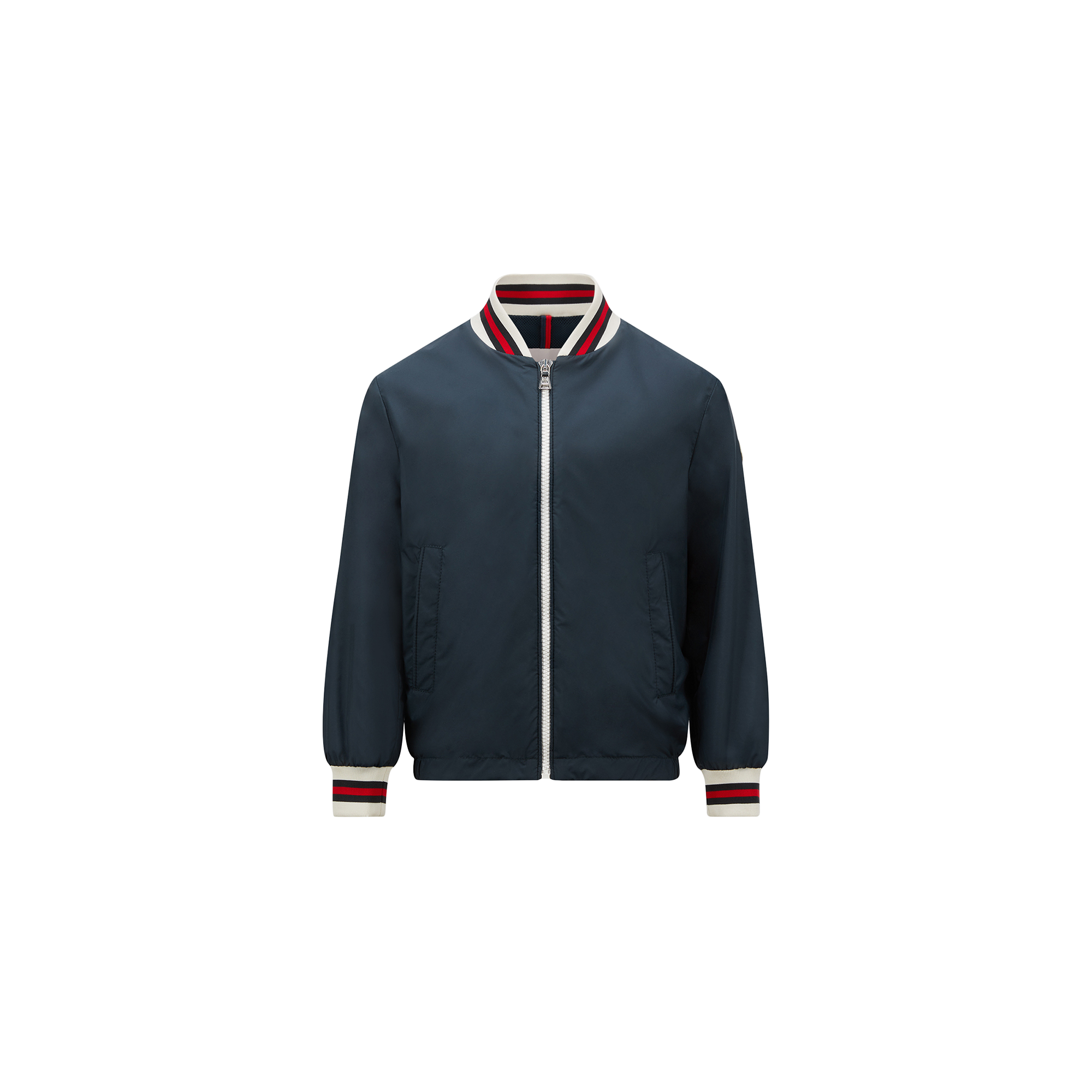 MONCLER ENFANT Maki Bomber Jacket, Boy, Blue, Size: 8Y