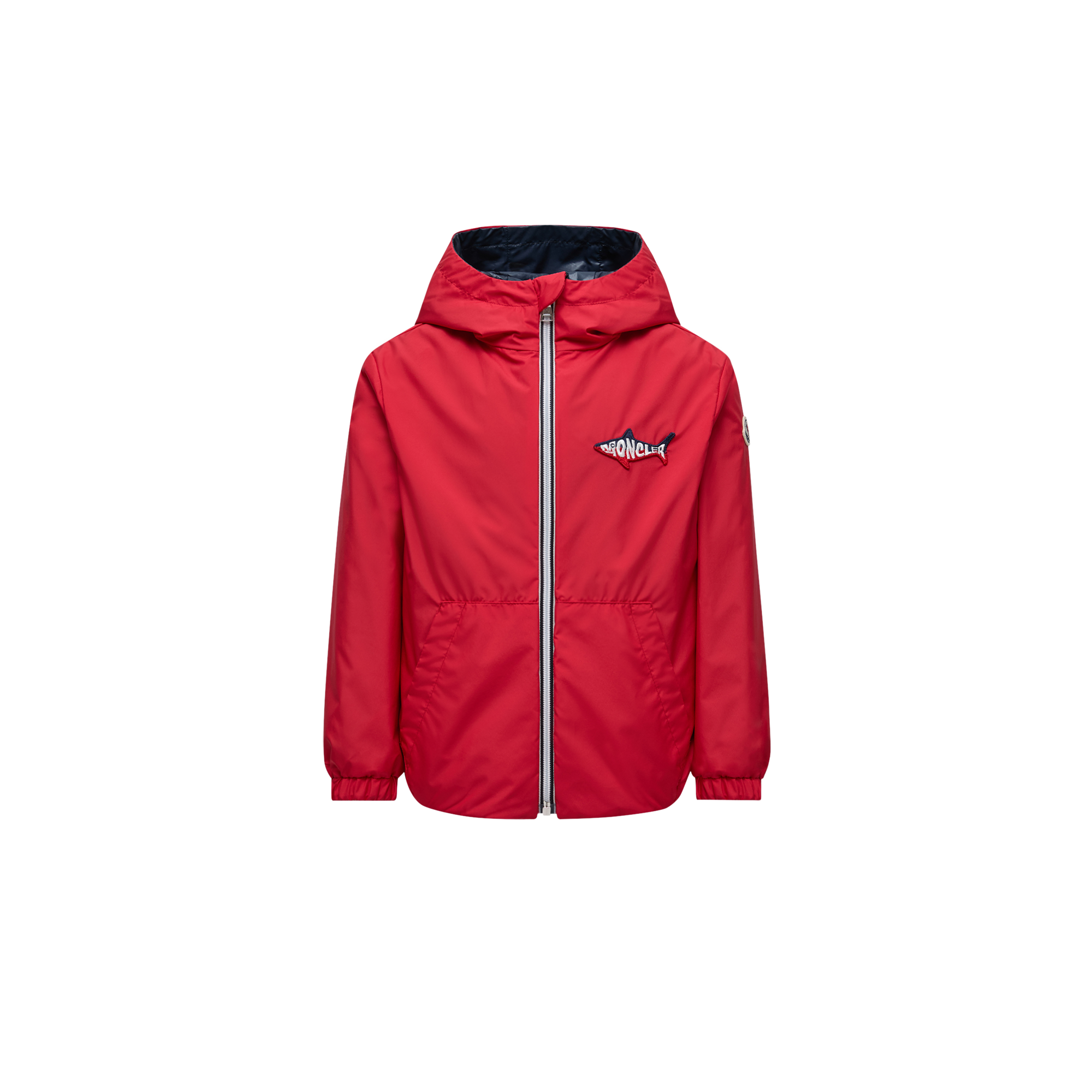 Moncler Veste À Capuche Réversible Olchard In Rouge