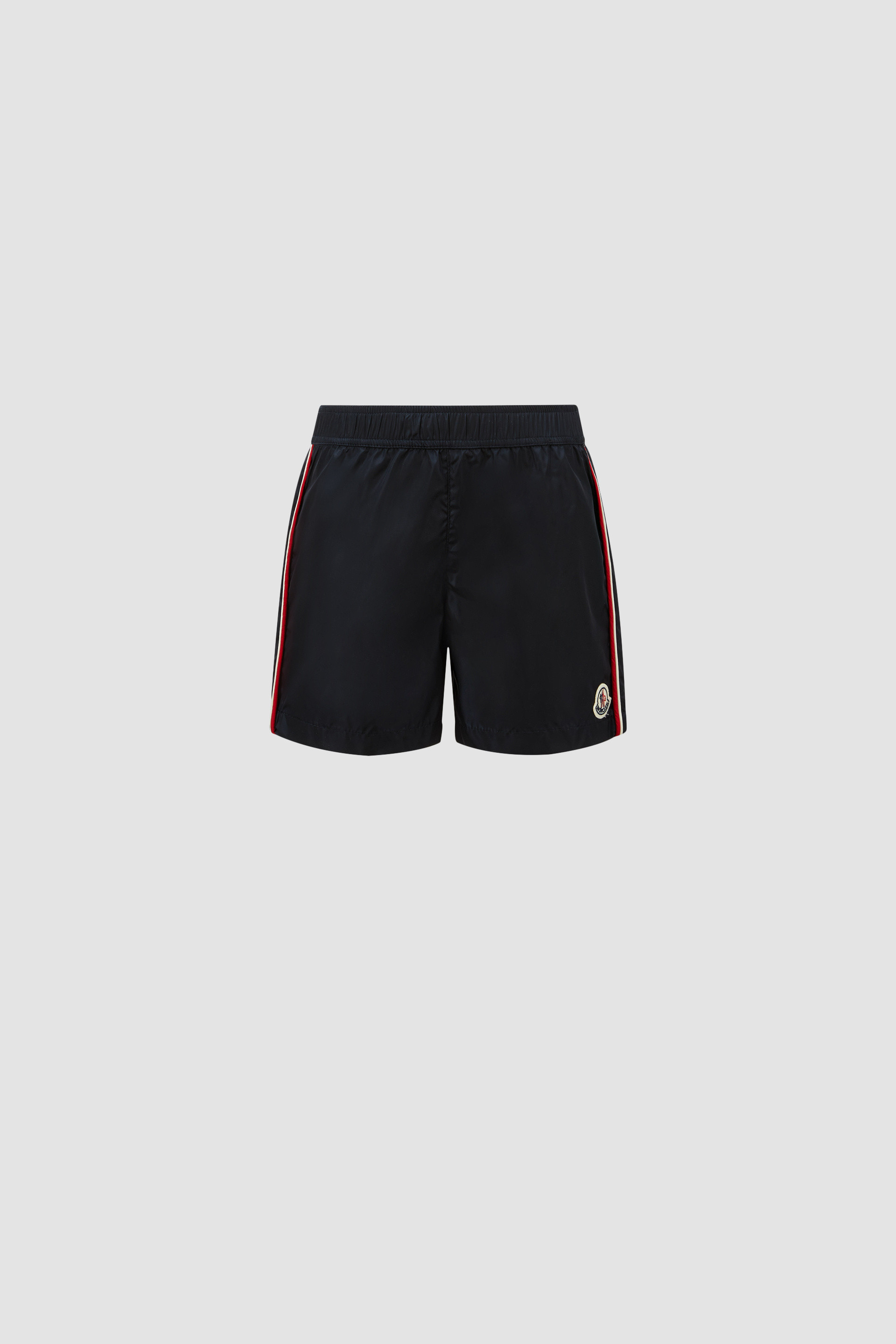 Blue Tricolour Trimmed Swim Shorts Trousers Tracksuits for Children Moncler AU