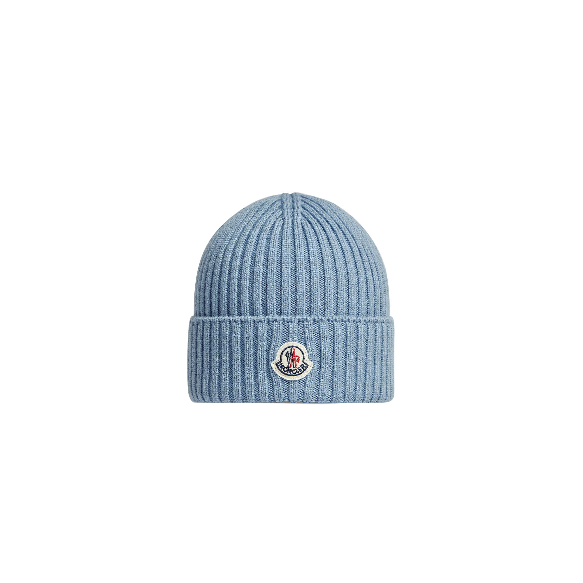 MONCLER ENFANT Wool Beanie, Boy, Blue, Size: L