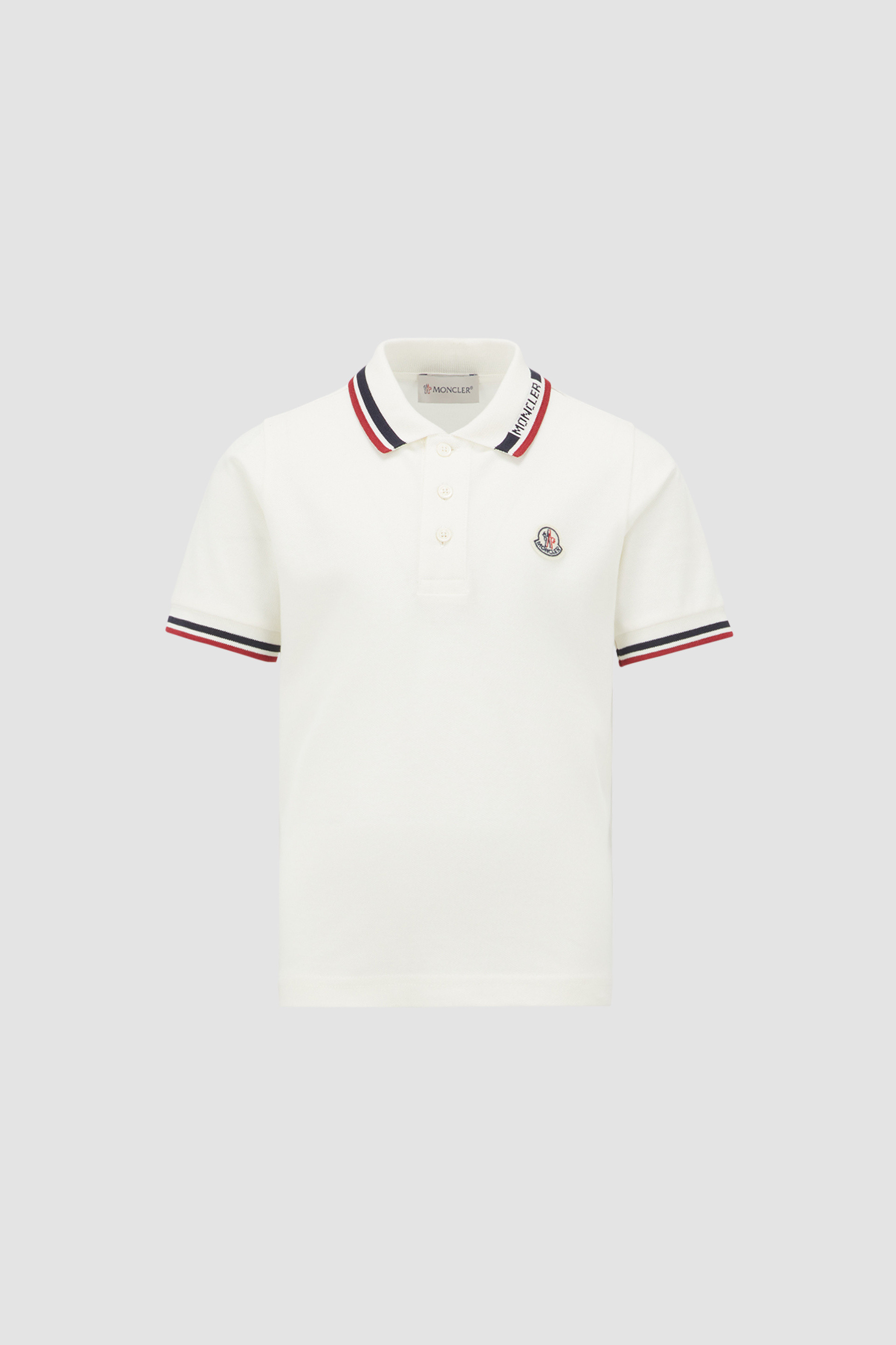 Tricolor-Trimmed Cotton Piquet Polo Shirt Size : 10Y