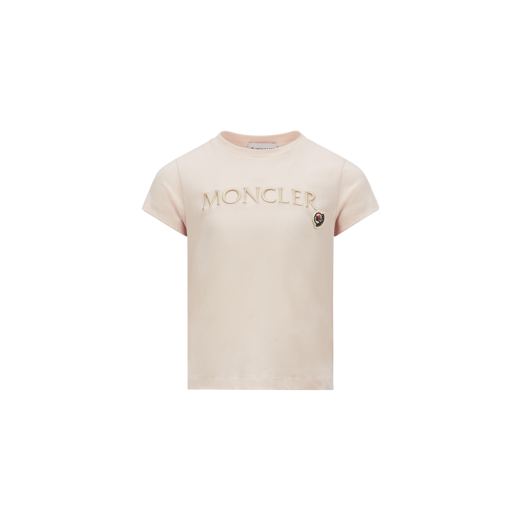 Moncler Logo T-shirt In Pink