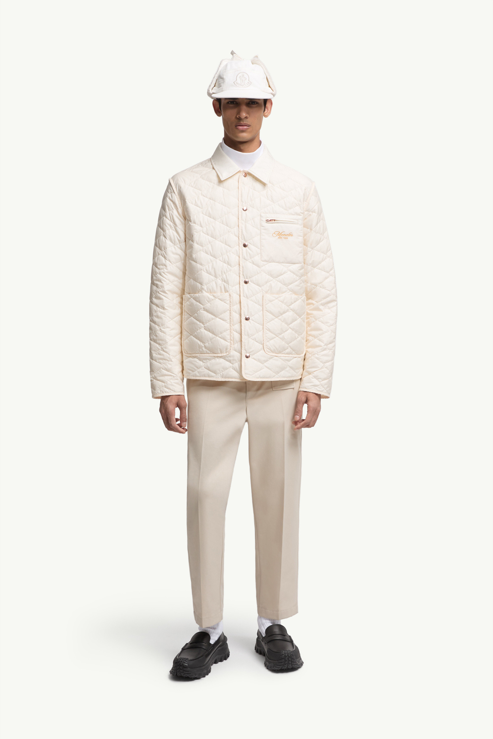 MONCLER Lightweight シャツ ジャケット Moncler シャツジャケット | ブルー | FARFETCH JP