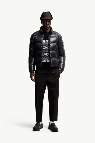 MONCLER 2025/26秋冬新作 ロゴ付きダウンジャケット LEVITHA Black Levitha Hooded Short Down Jacket - Short Down Jackets