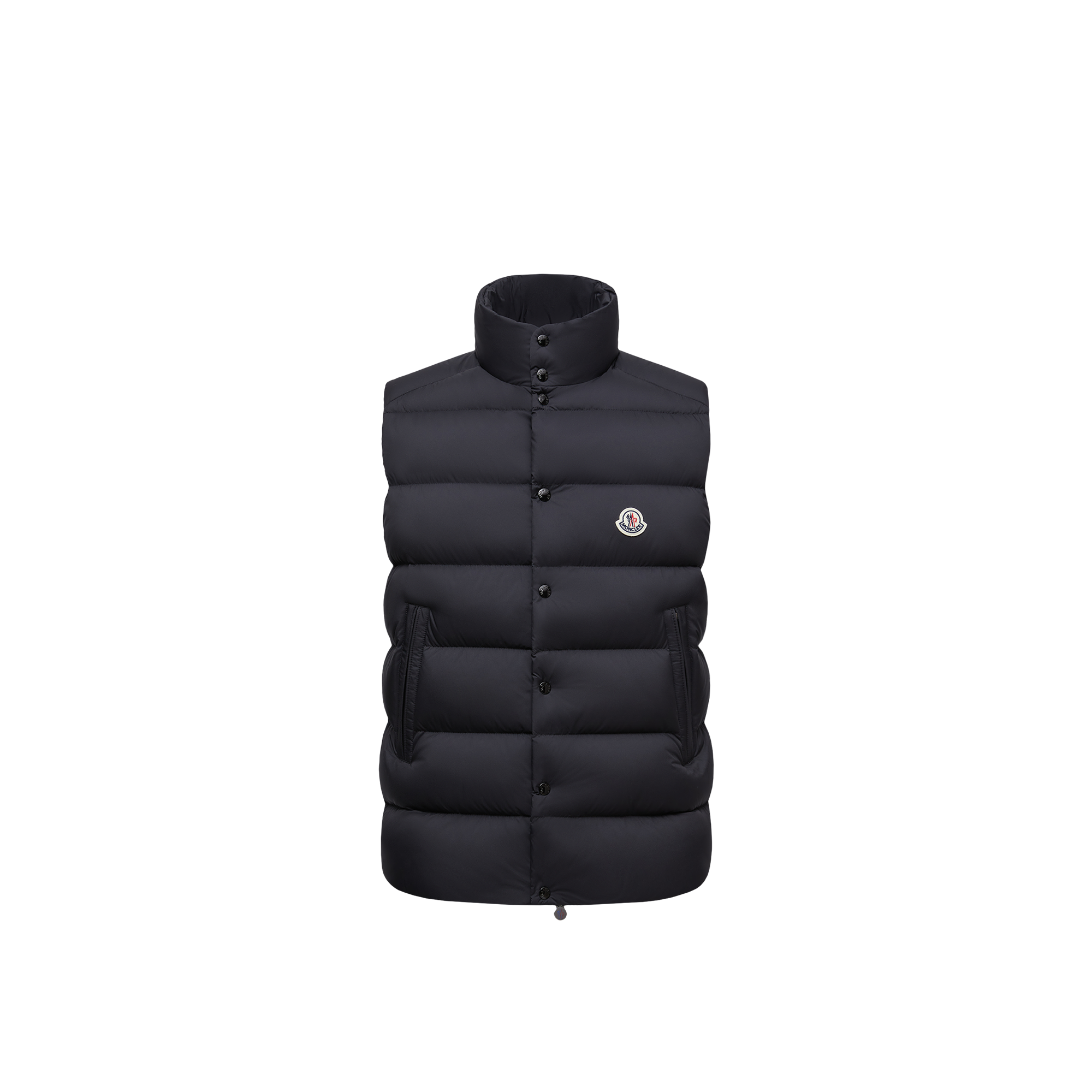 MONCLER COLLECTION Tibb Down Gilet, Men, Black, Size: 1