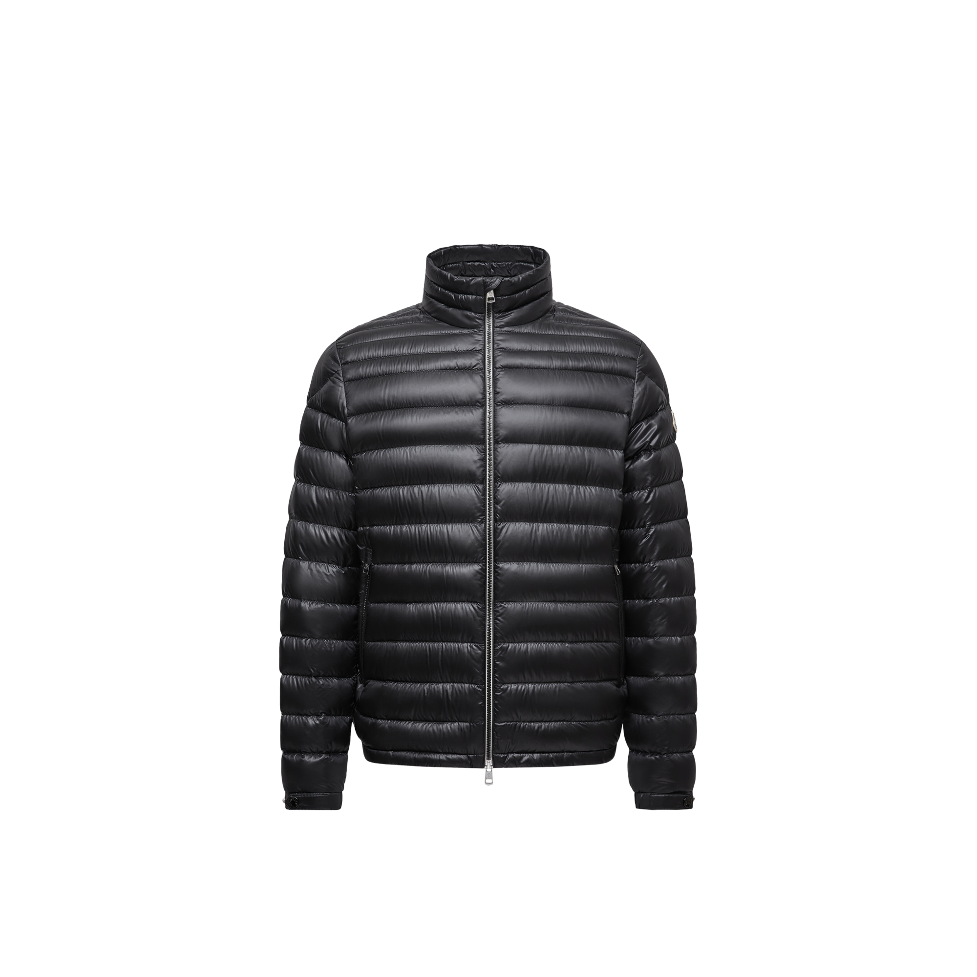 Moncler Men Arnique Short Down Jacket Black In Black