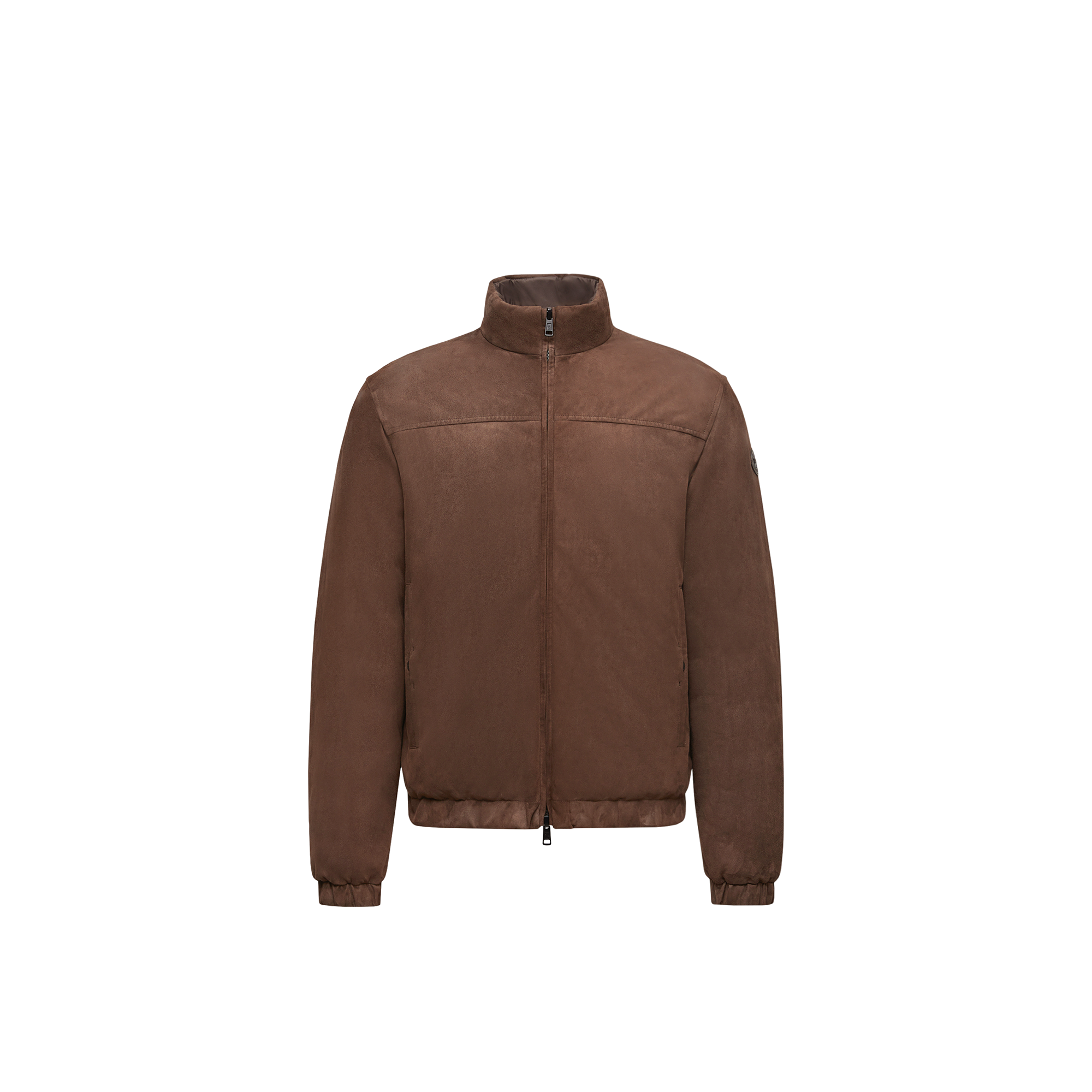 Moncler Cernay Reversible Short Down Jacket In Brown