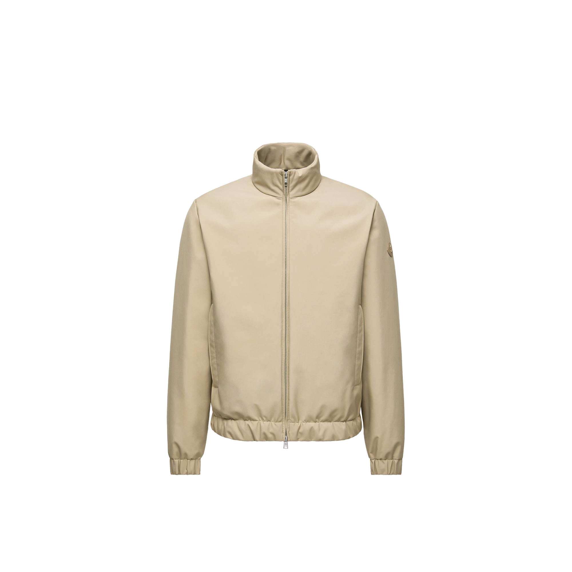 Moncler Luserna Short Down Jacket In Neutral