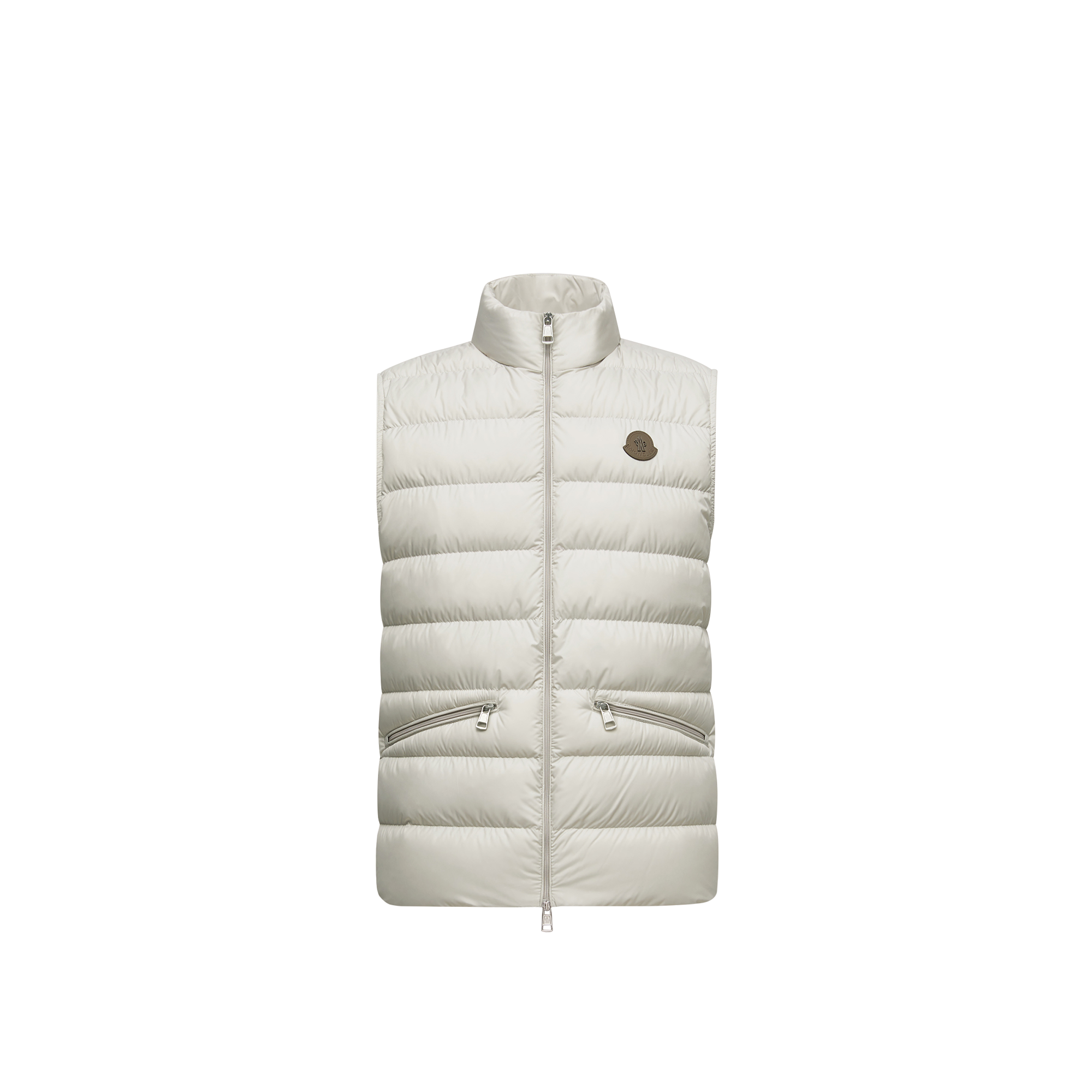 MONCLER COLLECTION Treompan Down Gilet, Men, White, Size: 1