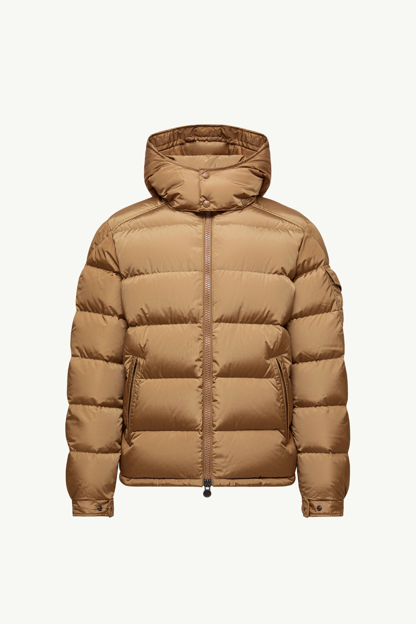 MONCLER☆関税込☆ロゴ コットン ベージュジャケット モンクレール ブルゾン エネット ベージュ レディース MONCLER
