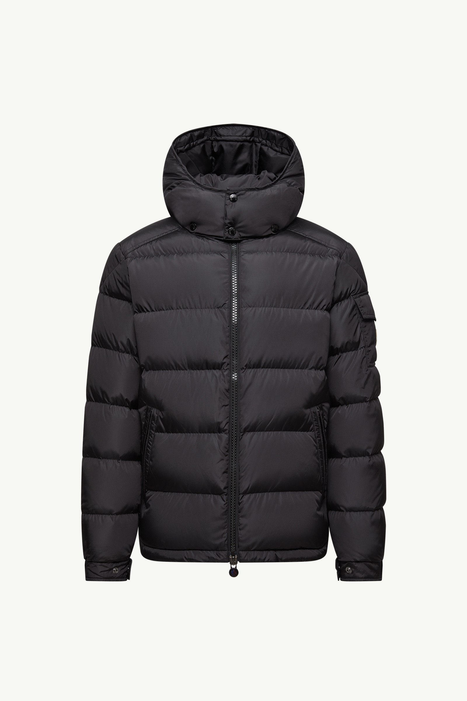 Black Moncler Maya Matte Short Down Jacket - Short Down
