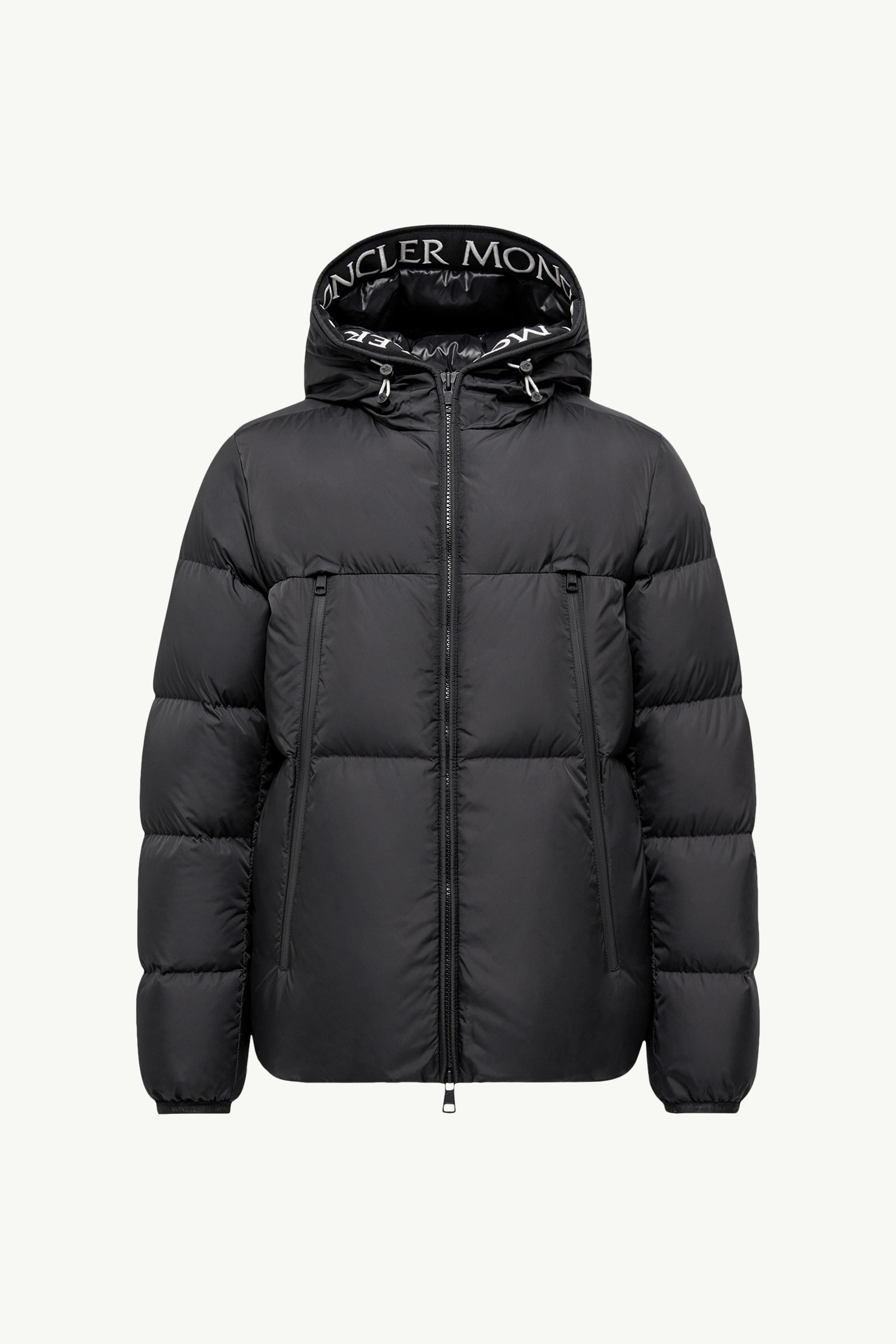 Black Montcla Hooded Short Down Jacket - Short Down Jackets