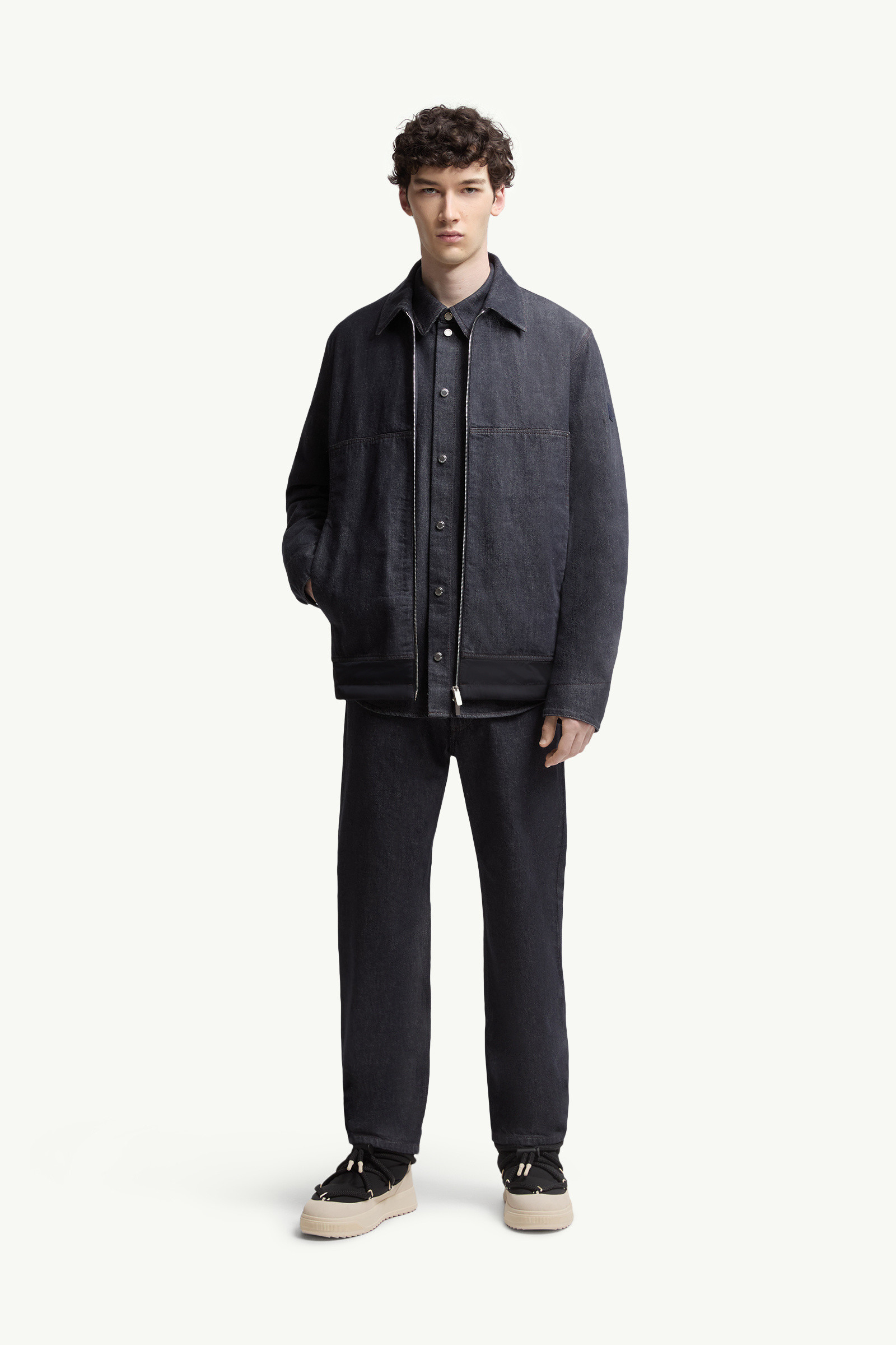 【MONCLER】 モンクレール Ormoyダウンシャツジャケット デニムブルー Ormoyダウンシャツジャケット : test 向けの test