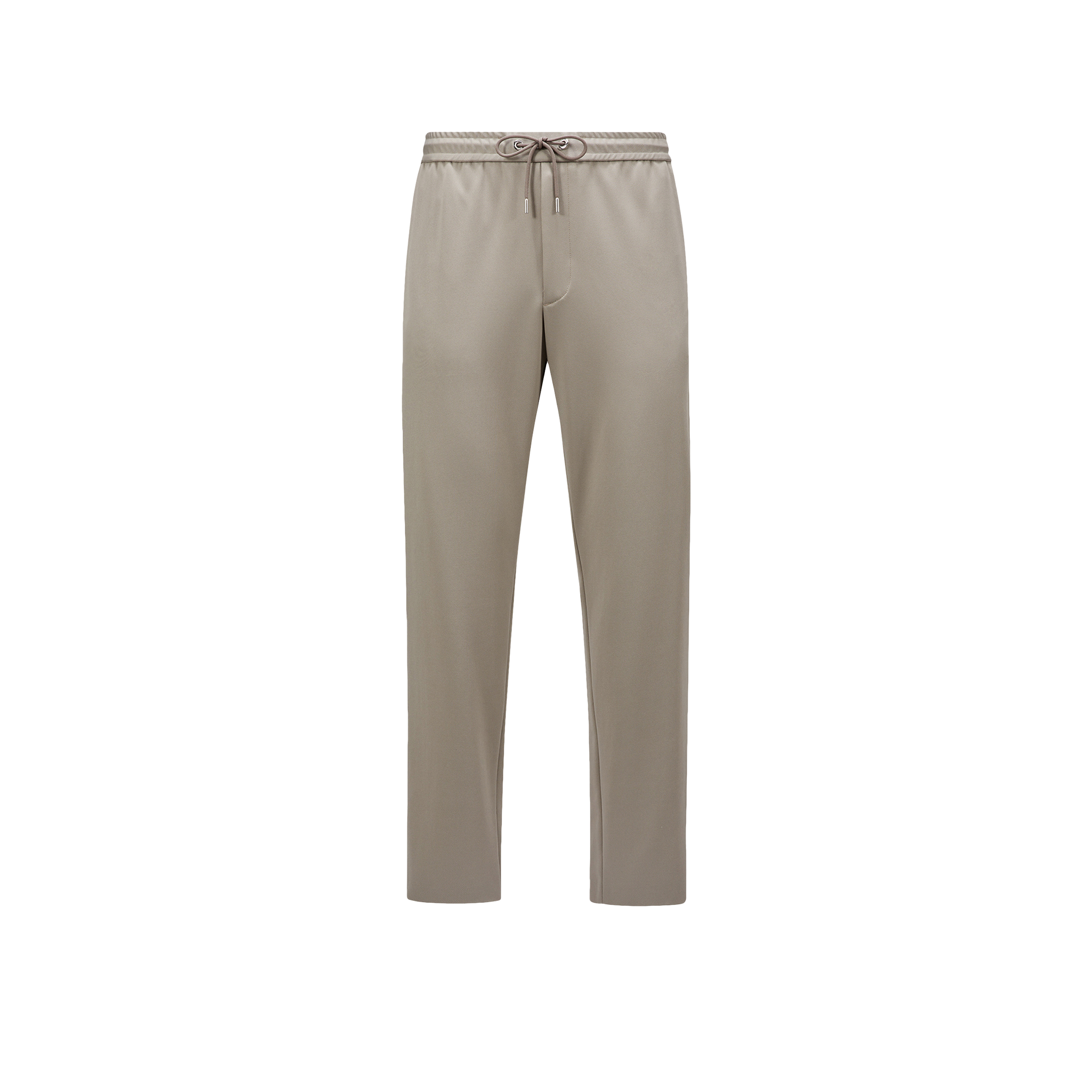 Moncler Logo Patch Drawstring Track Pants In Brown
