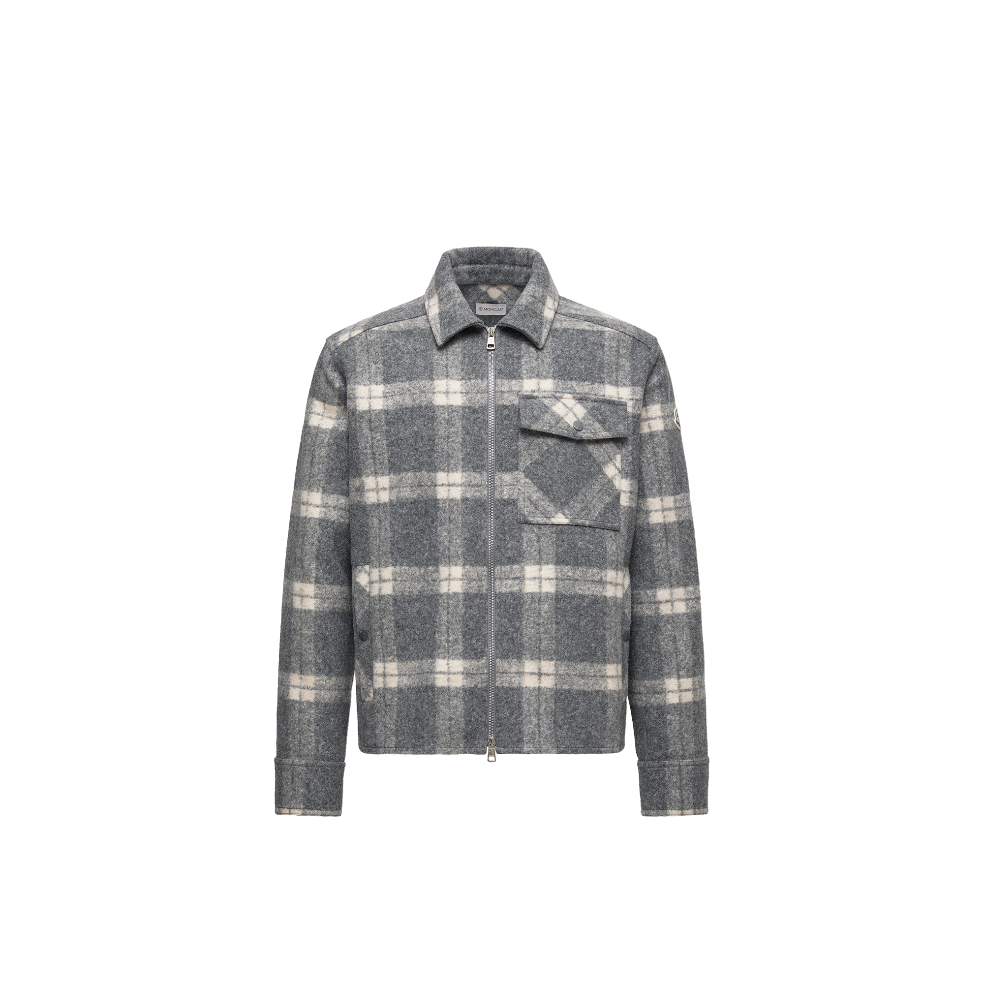Moncler Graphic Logo Long Sleeve Cotton T-shirt In Multi
