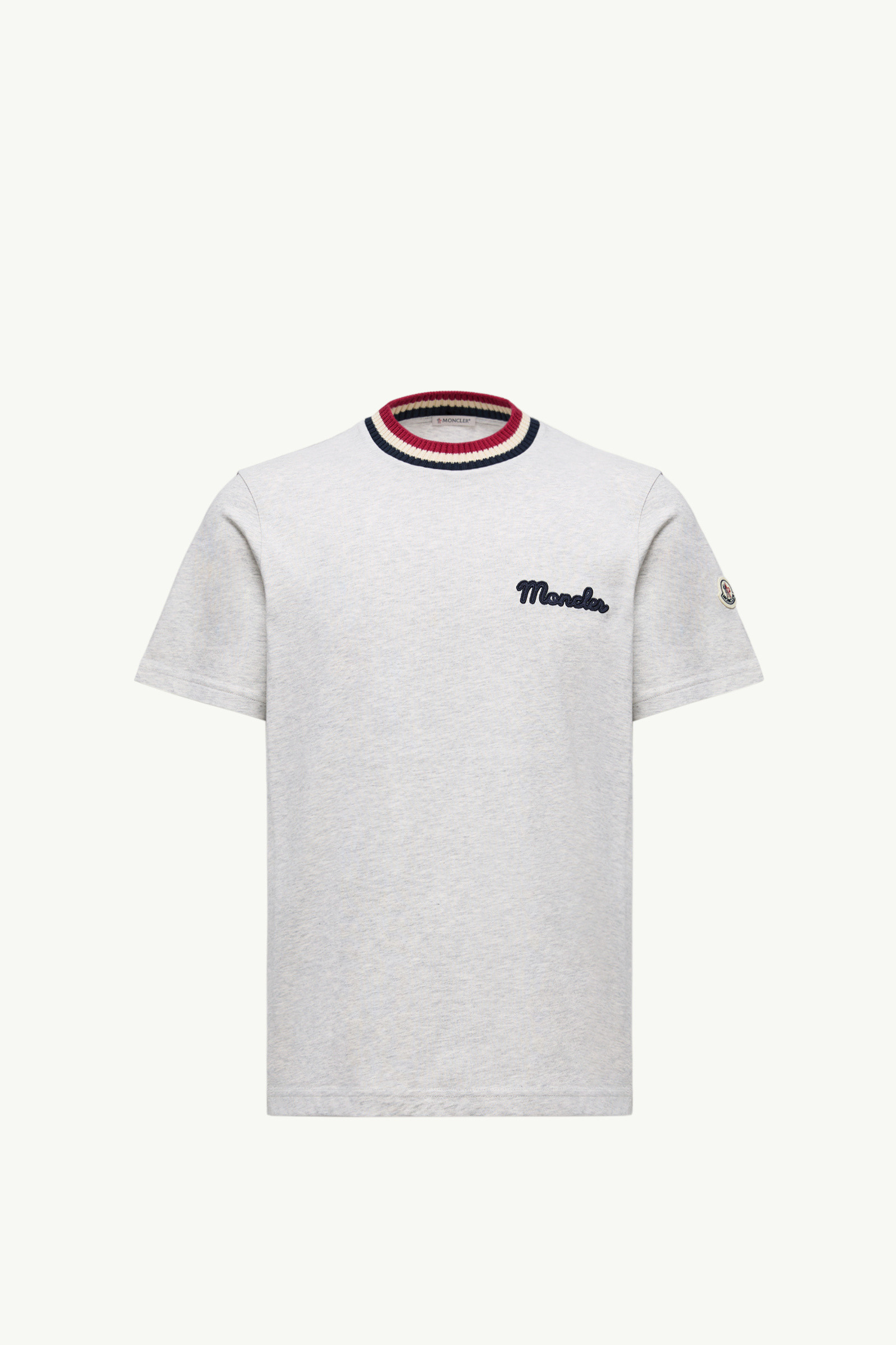 【MONCLER(モンクレール)】T-shirt con logo ricamato★Tシャツ MONCLER モンクレール カットソー メンズ LOGO MOTIF T-SHIRT