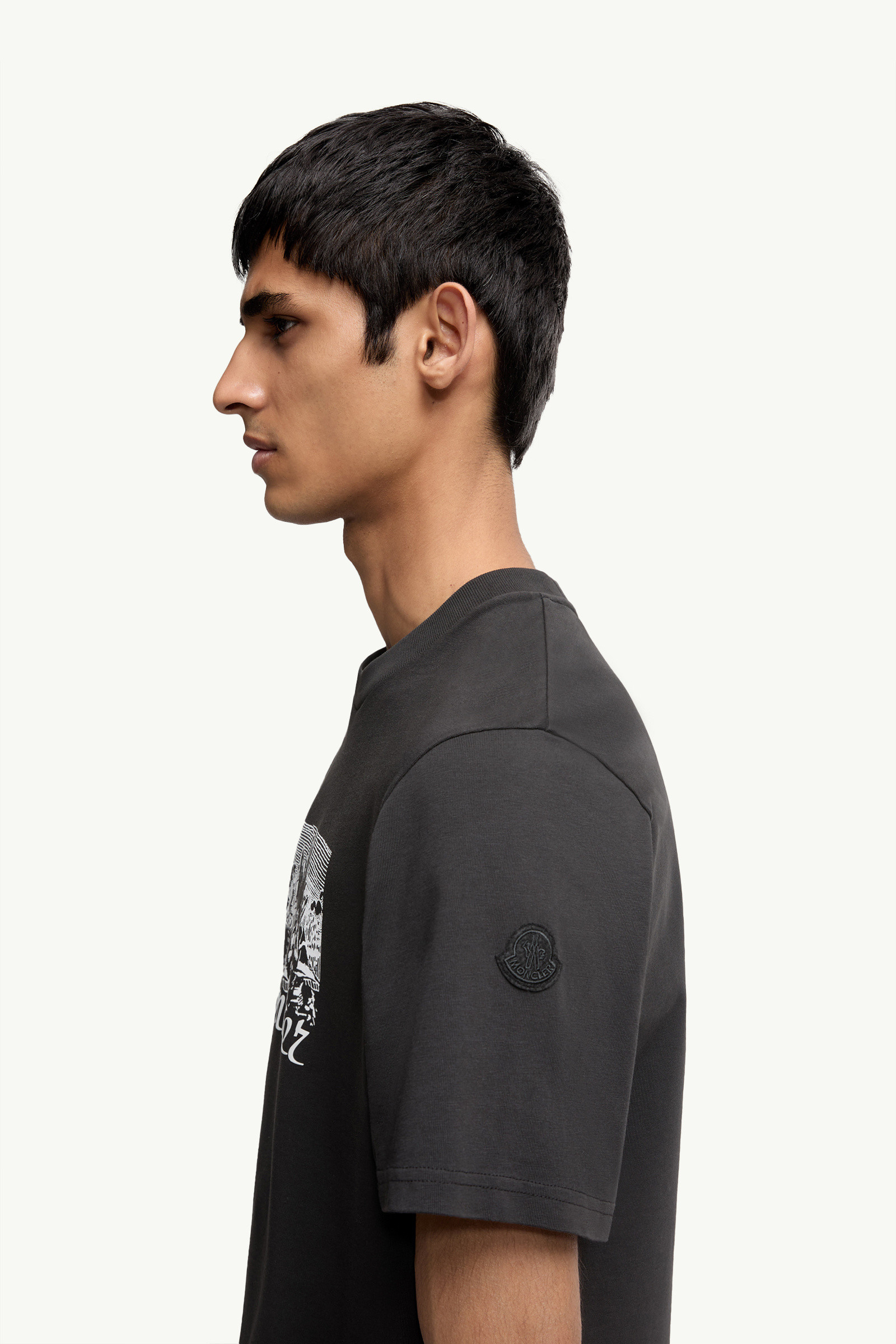 MONCLER (モンクレール) レタリングロゴ クルーネック 半袖 T