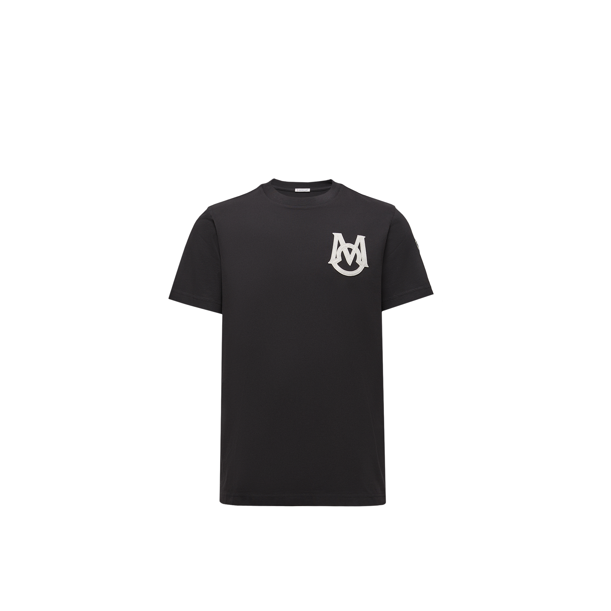Moncler T-shirt En Coton À Monogramme