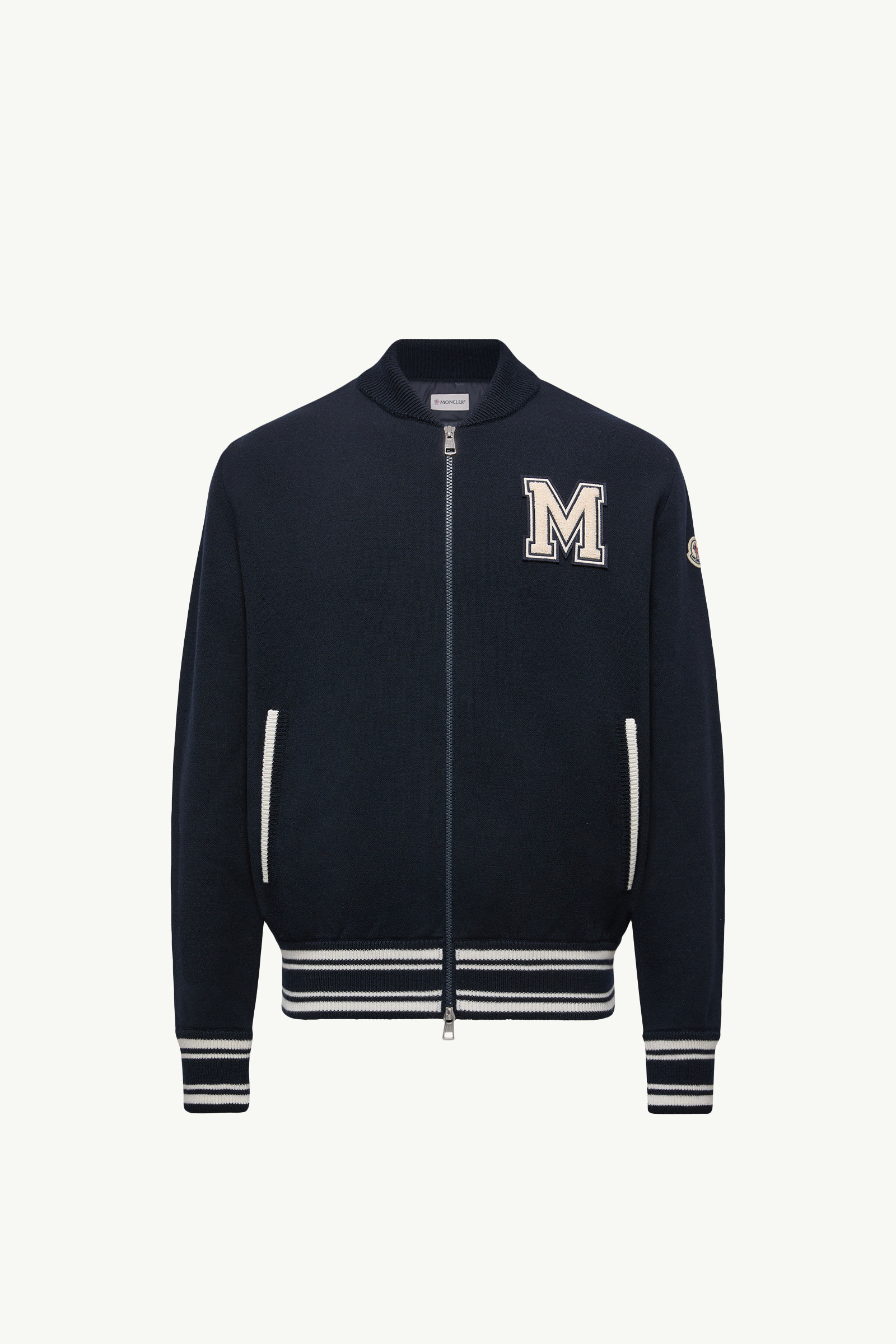MONCLER◆MAGLIA GIROCOLLO/パーカー/XS/コットン/GRY/無地/F10938G70900 Moncler Maglia Girocollo Sweatshirt | Grailed