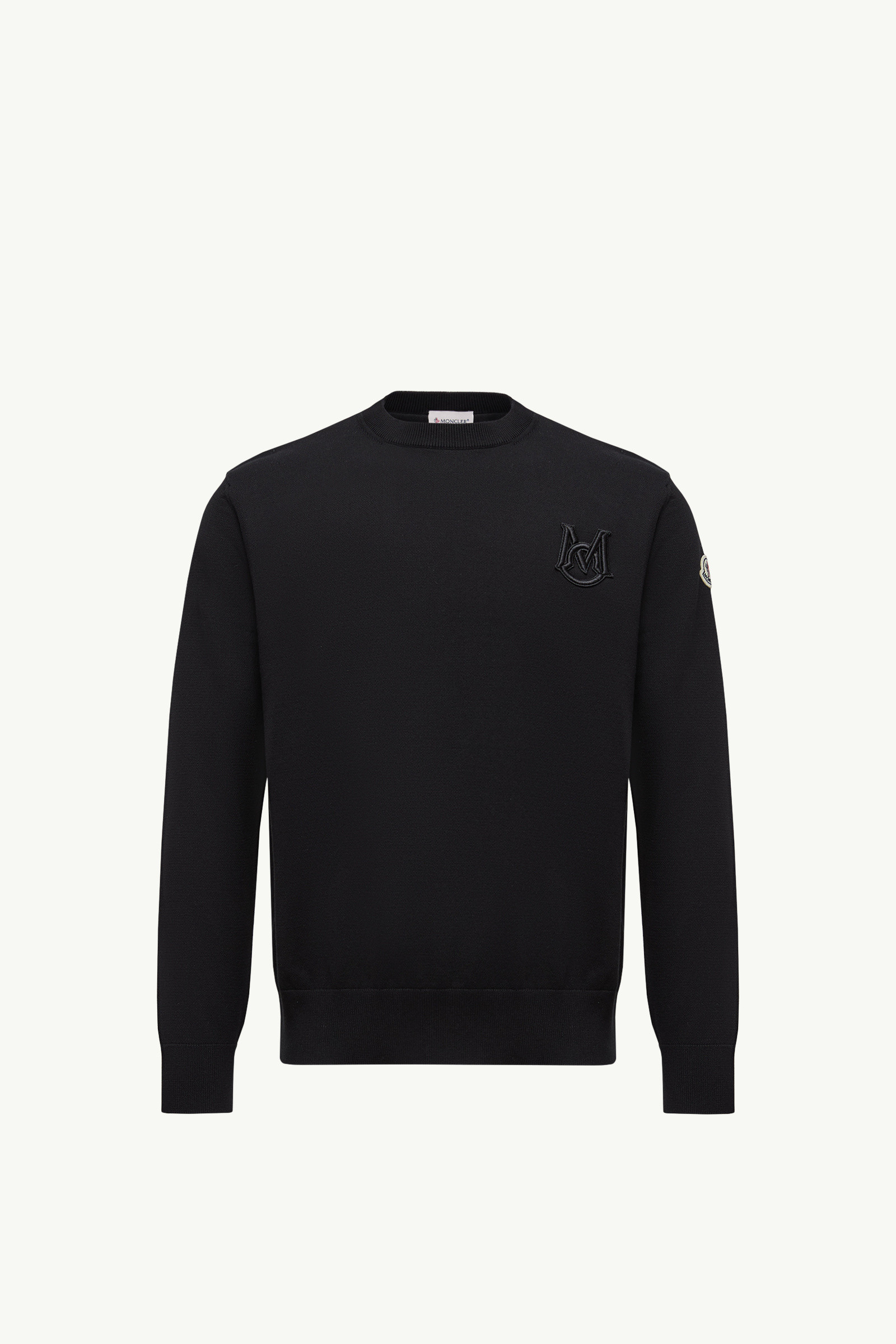 MONCLER セーター 9C00007 M1367 MONCLER モンクレール ニット セーター トップス 刺しゅうロゴ
